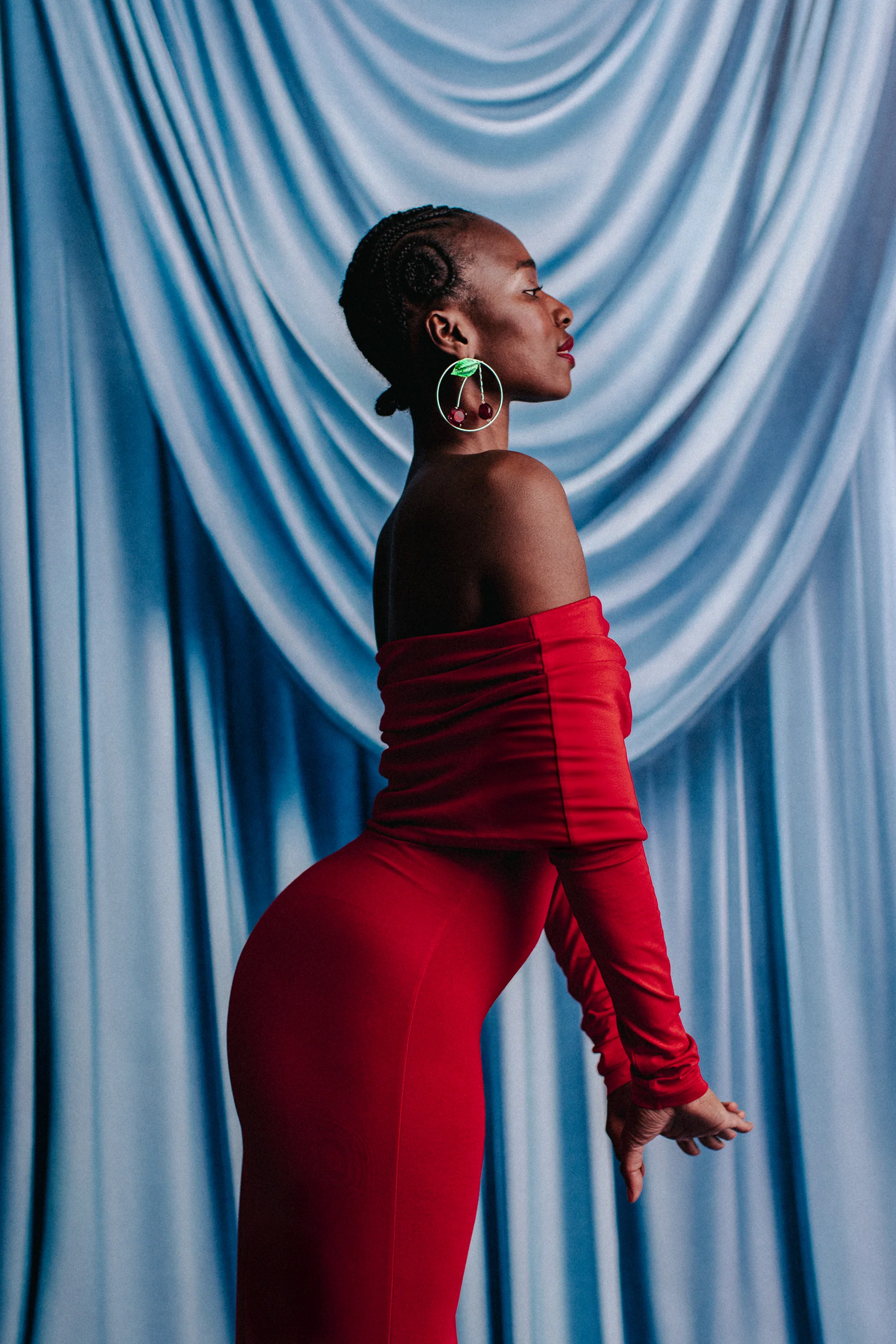 ROBE SCOTTY ROUGE - Image 5