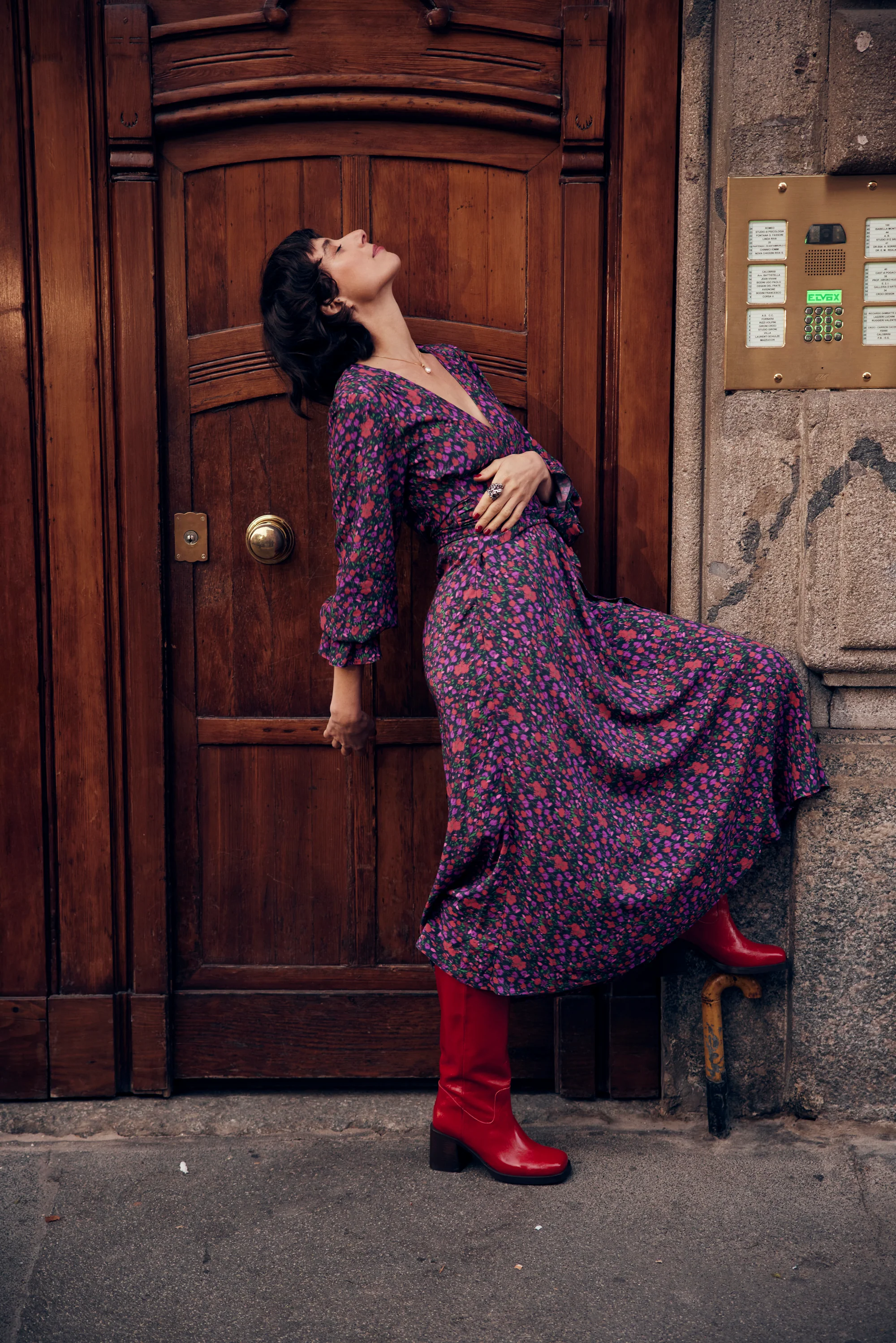 ROBE SIMONE FLEURS IKAT - Image 3