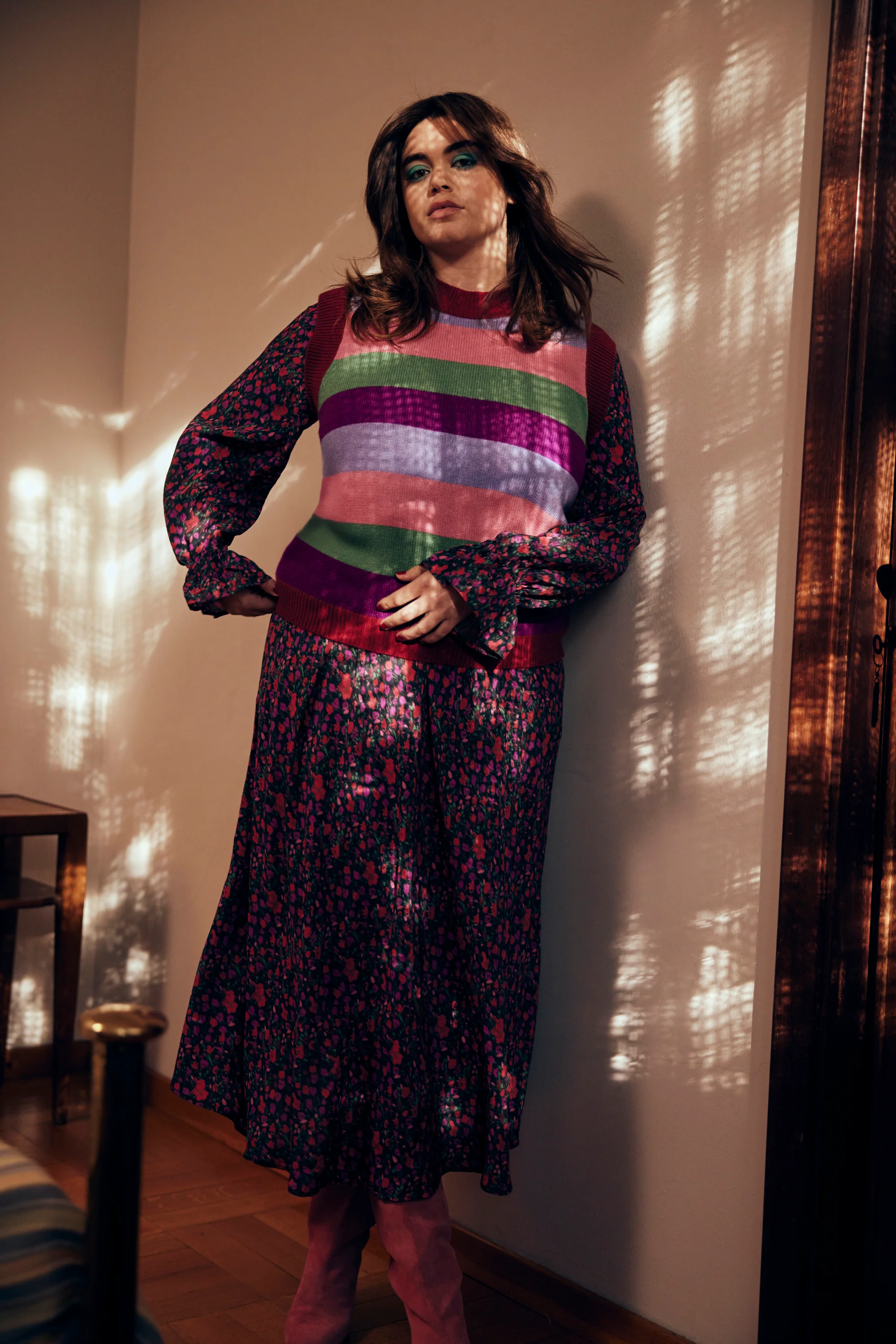 ROBE SIMONE FLEURS IKAT - Image 7