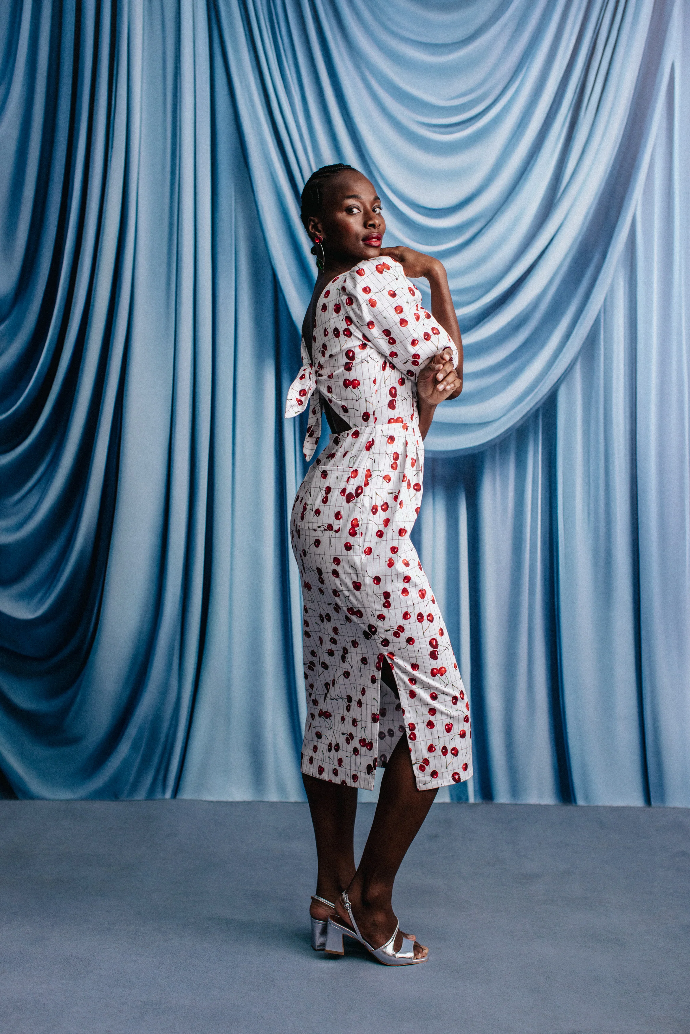 ROBE VEROUCHKA CHERRY LINES - Image 3