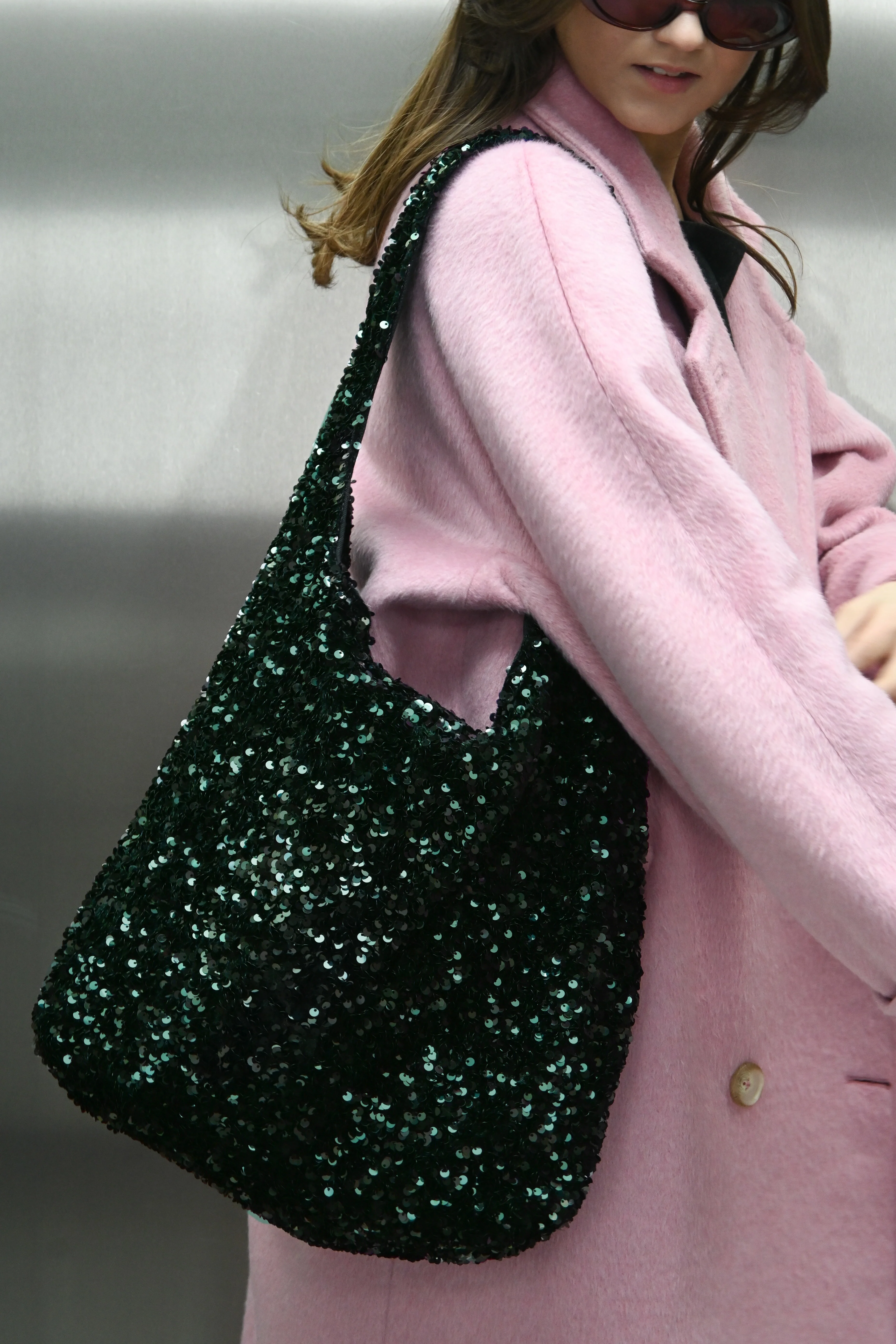SAC GISĂLE SEQUINS VERTS - Image 3