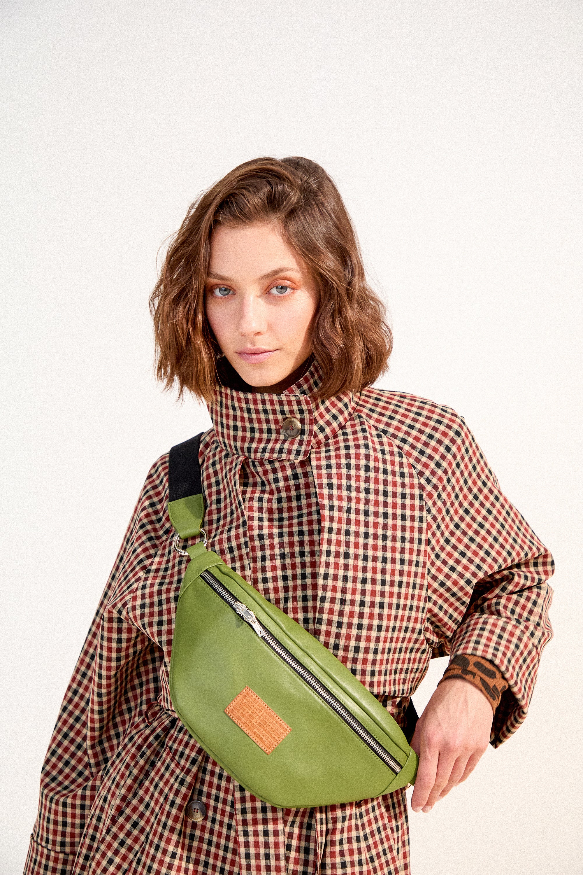 SAC GLORIA CUIR VERT - Image 5