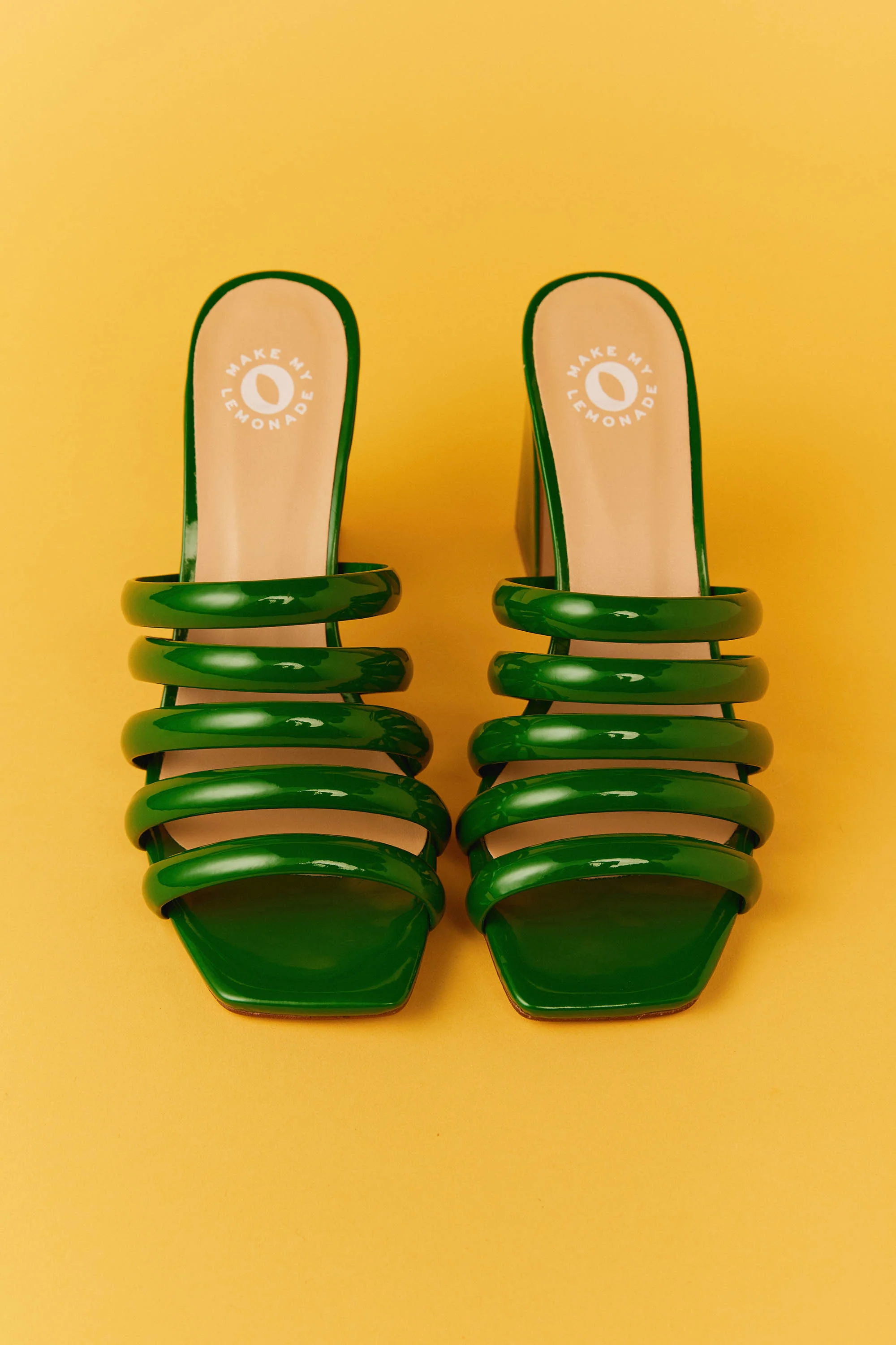 SANDALES GALLIA VERNIS SUPER GREEN - Image 3