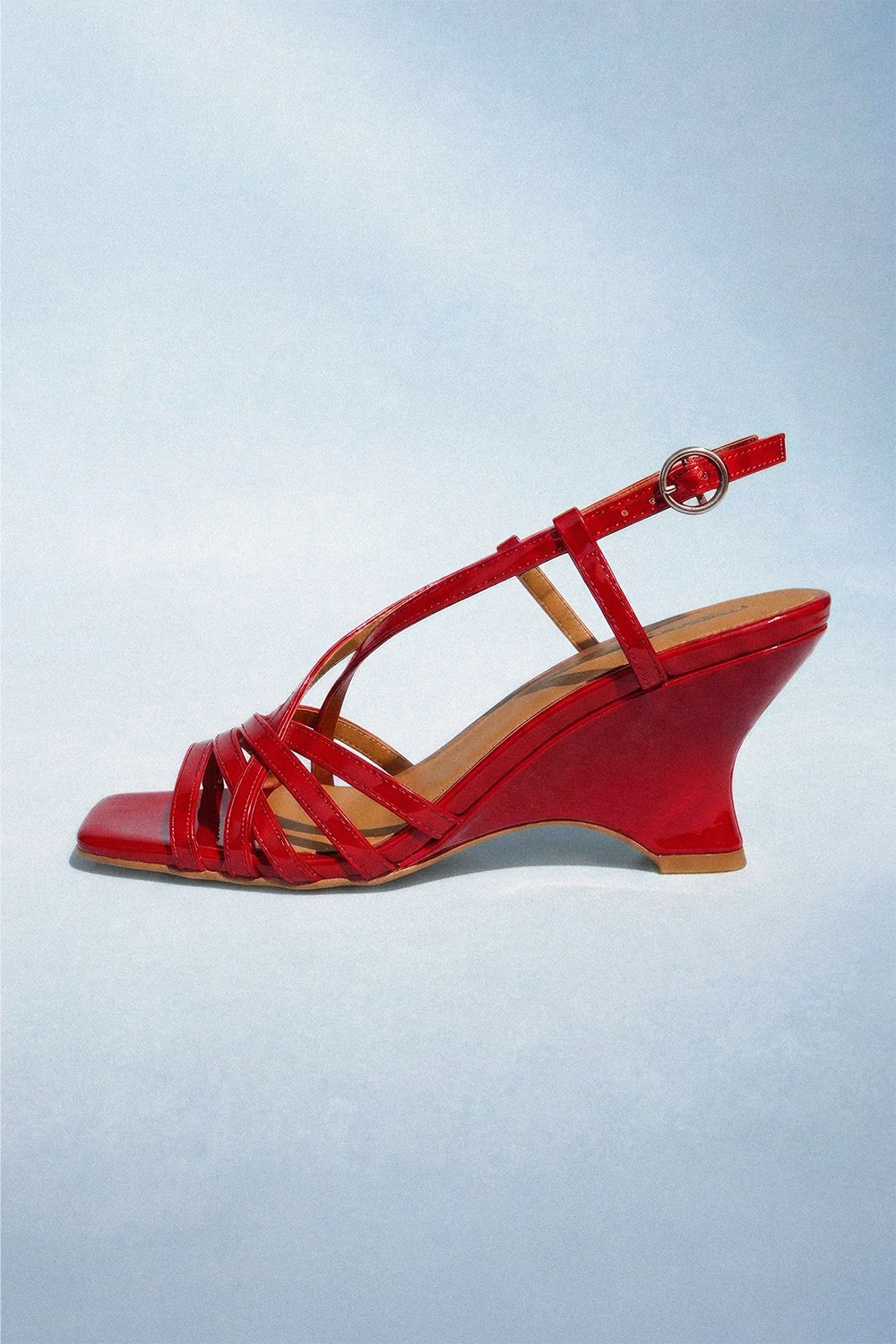 SANDALES PATTIE VINYLE ROUGE - Image 5