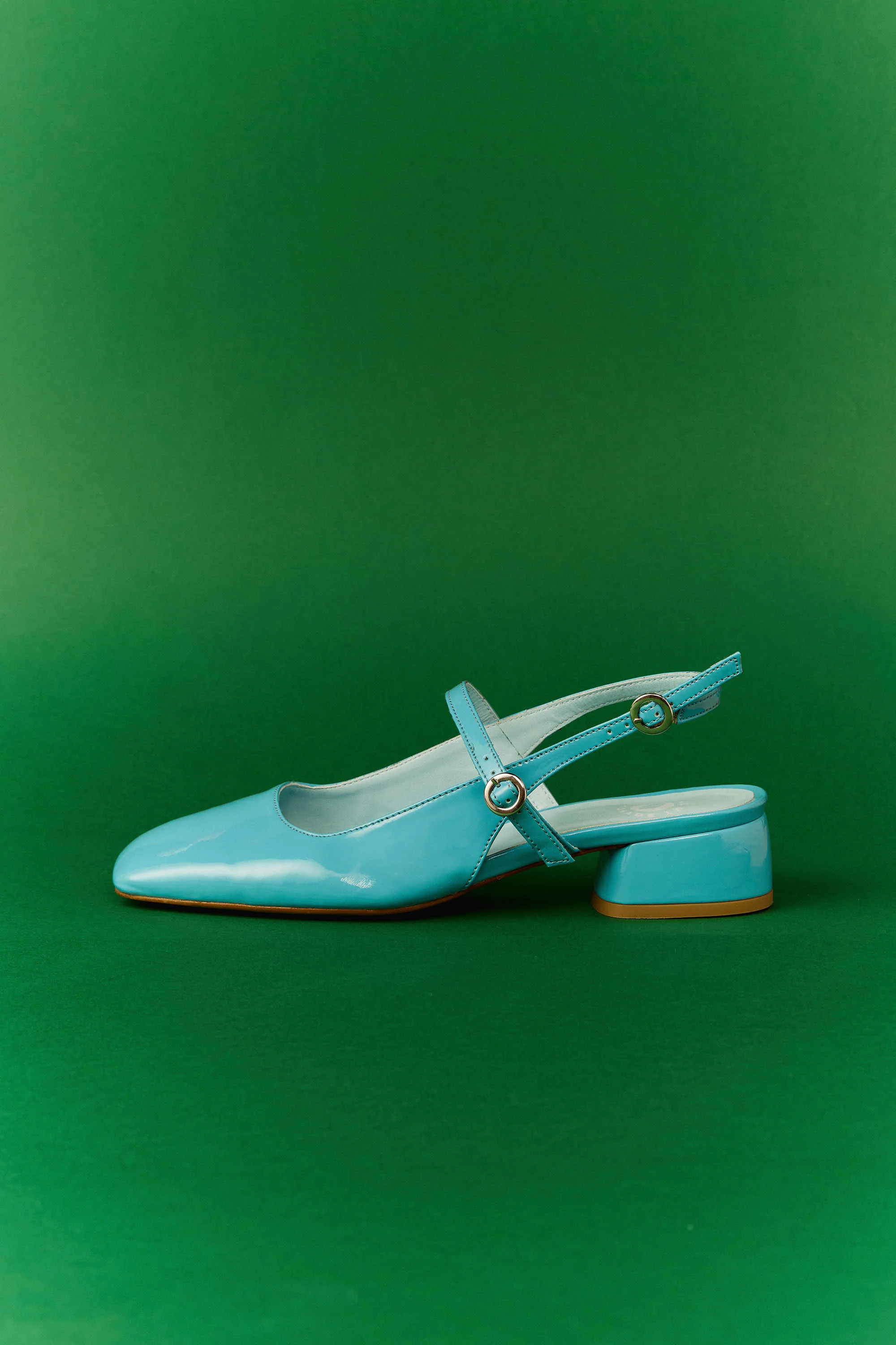 SANDALES POLLY VERNIS CIEL - Image 2