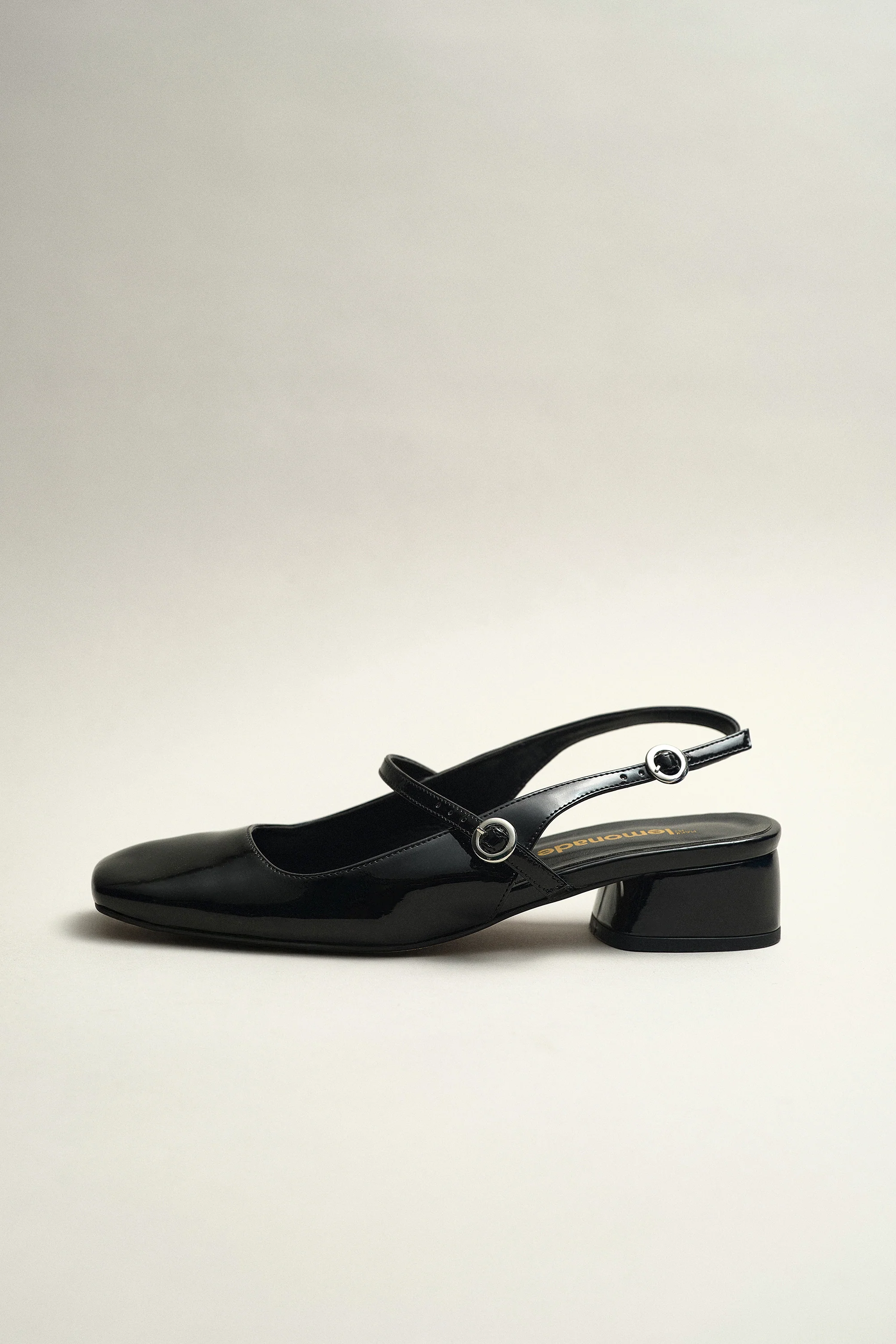 SANDALES POLLY VERNIS NOIR - Image 3