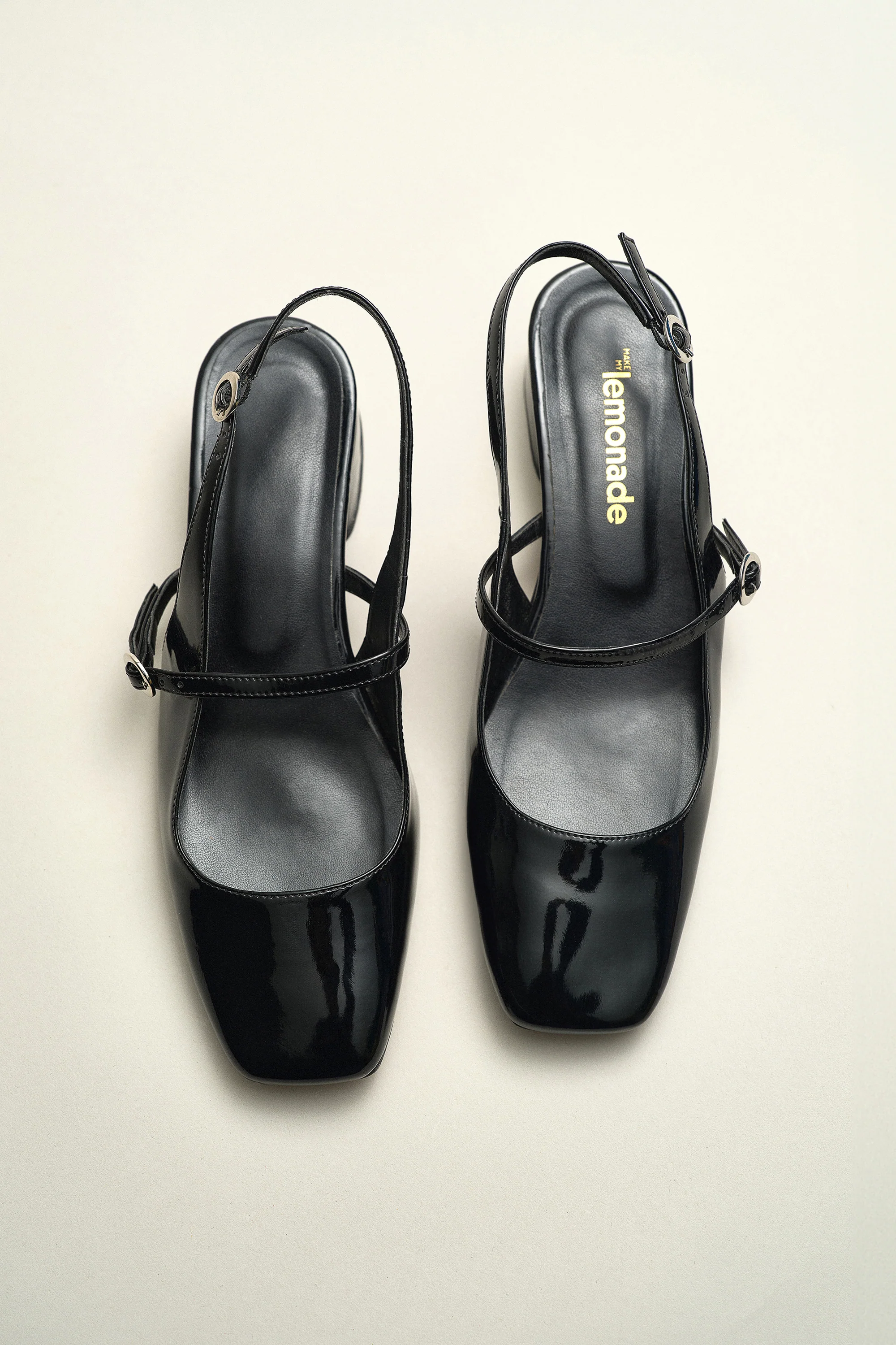 SANDALES POLLY VERNIS NOIR - Image 4