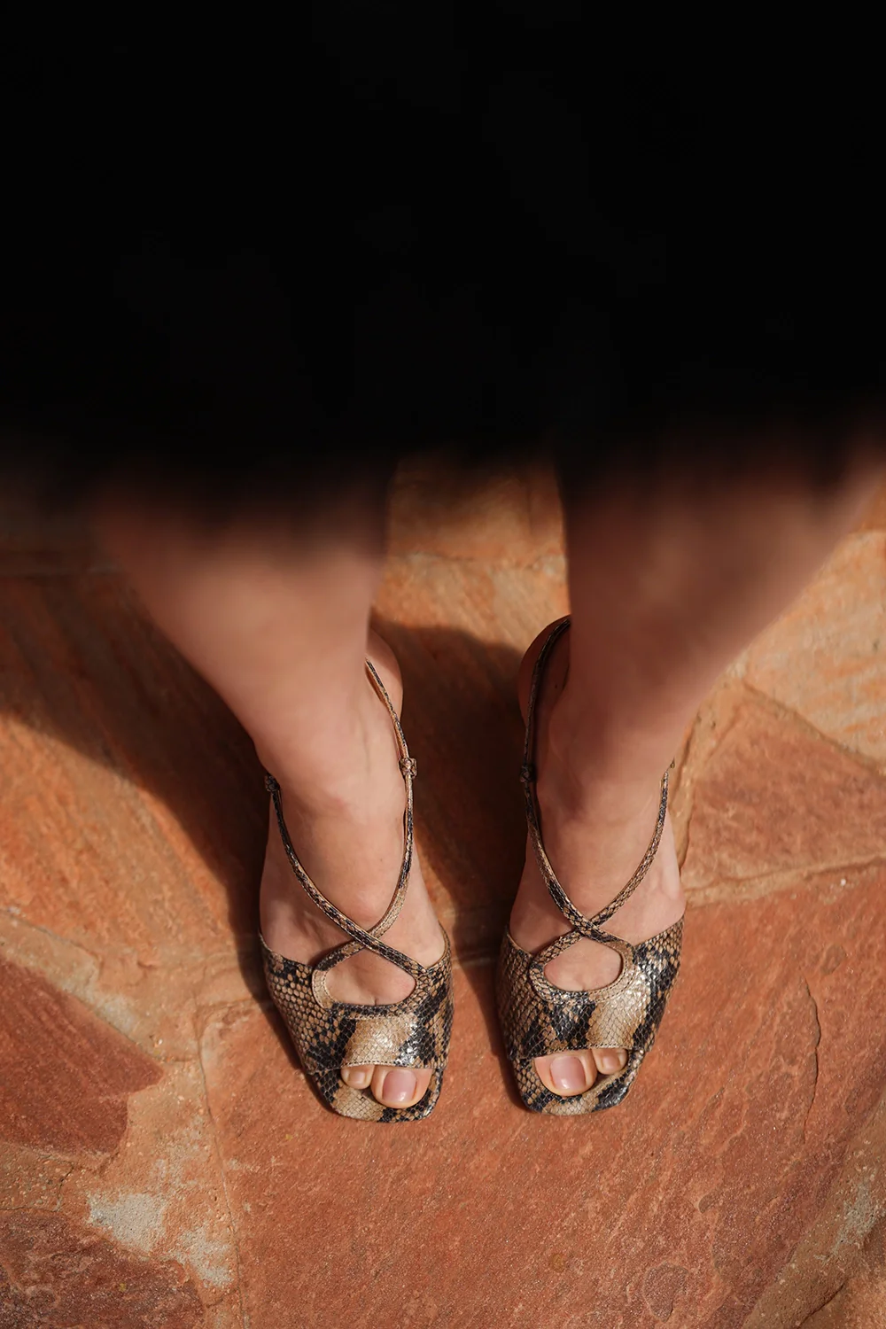 SANDALES STELLA PYTHON BEIGE - Image 7
