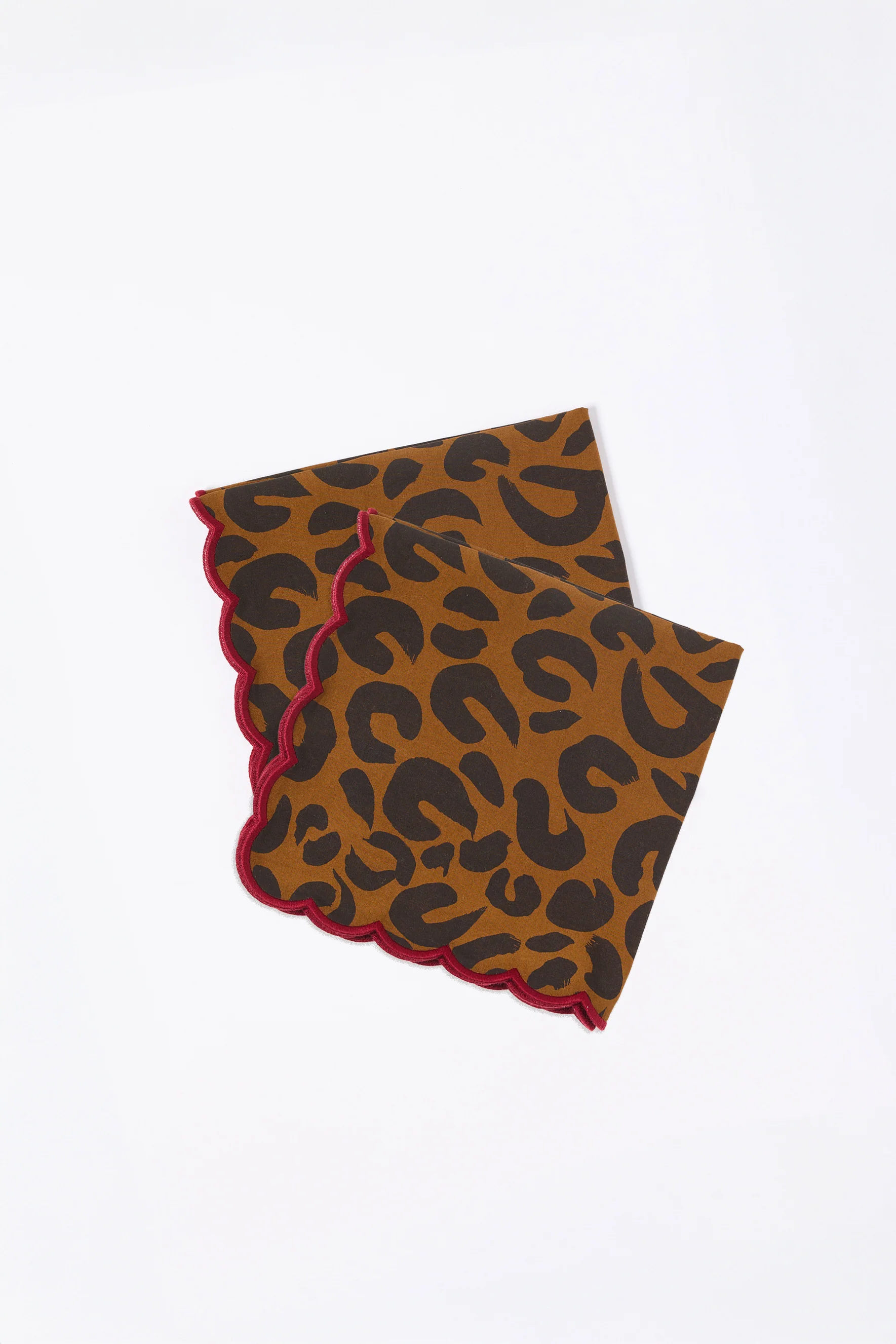 LOT DE 2 SERVIETTES KATE LEOPARD - Image 2