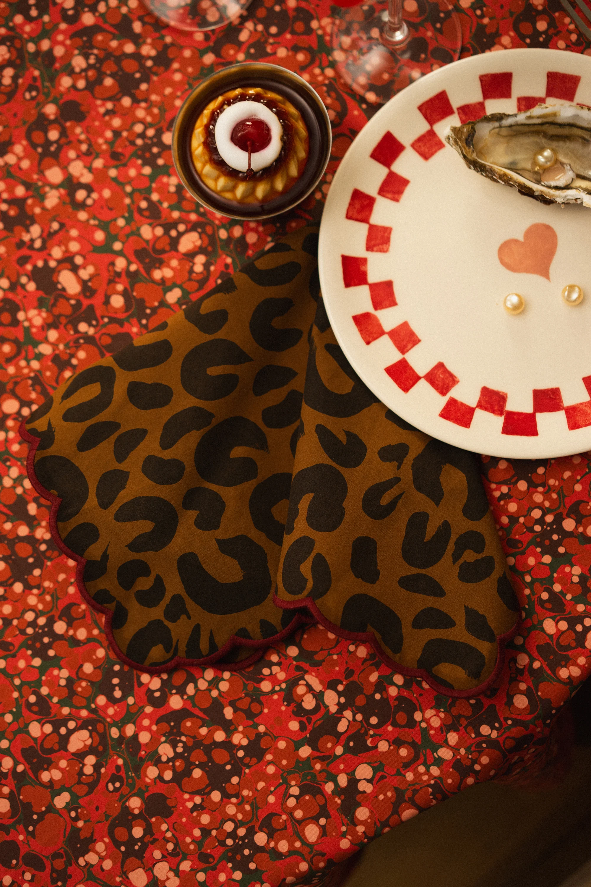 LOT DE 2 SERVIETTES KATE LEOPARD - Image 4