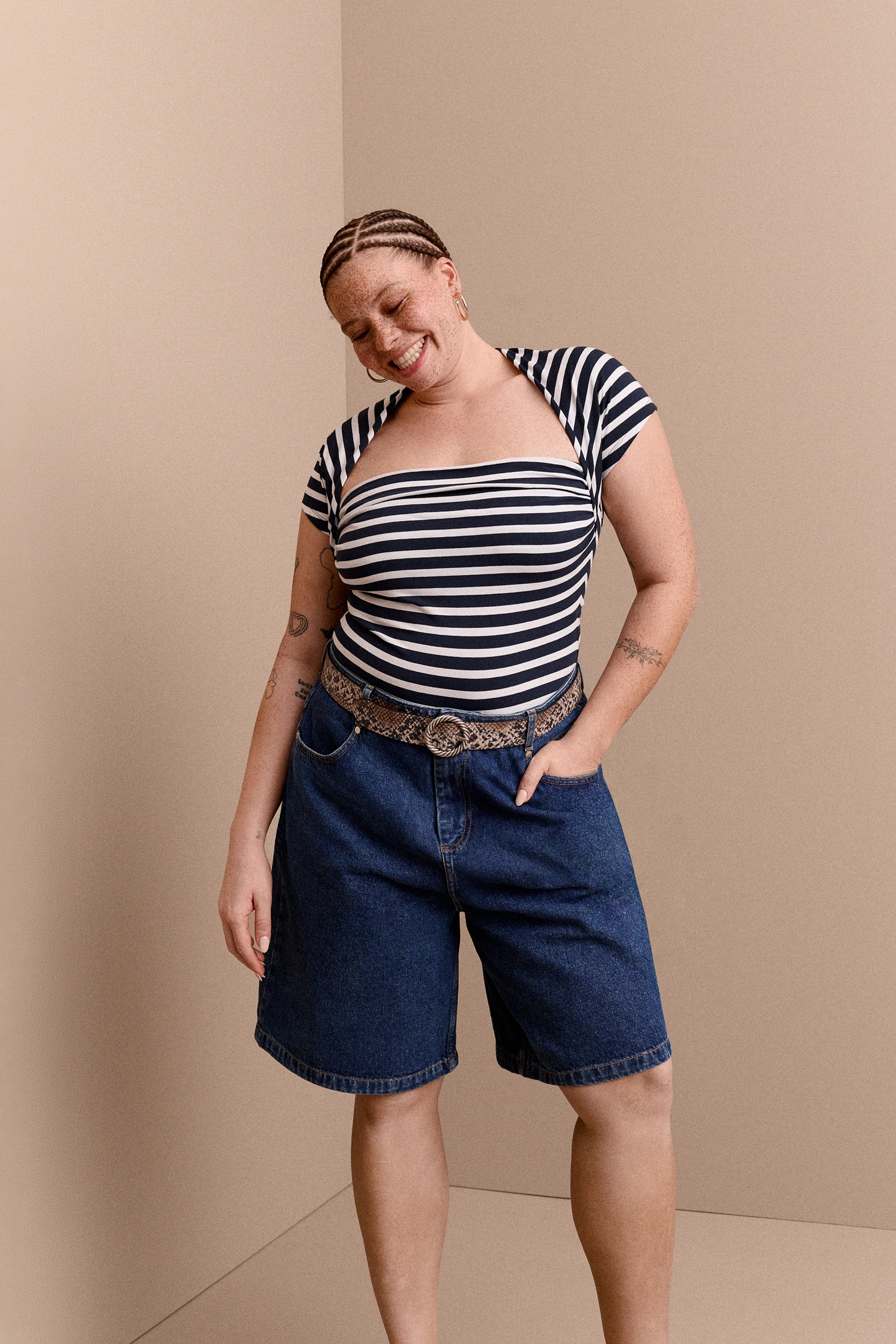SHORT LIAM MEDIUM BLUE - Image 5