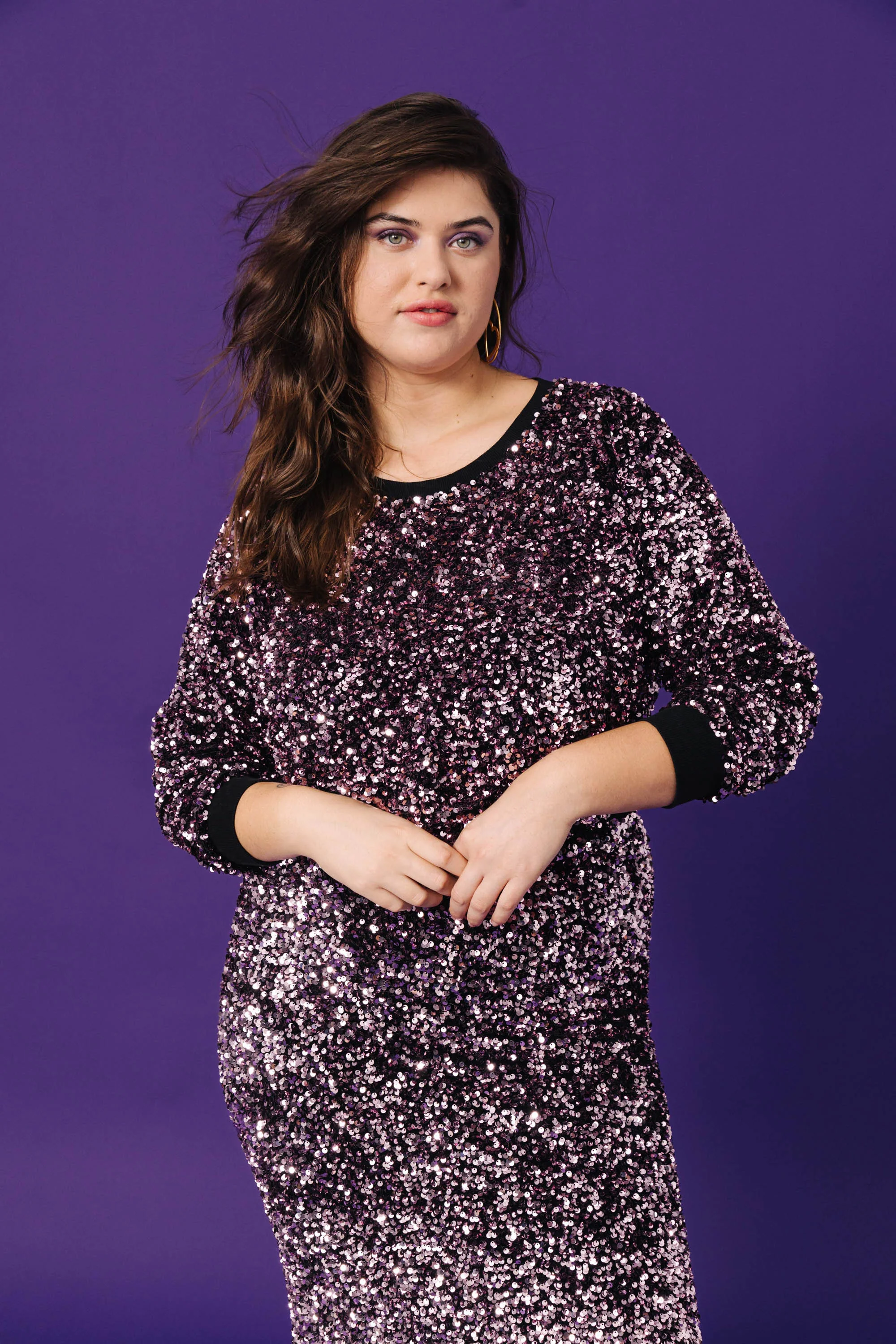 SWEAT HENRI SEQUINS ROSE - Image 8