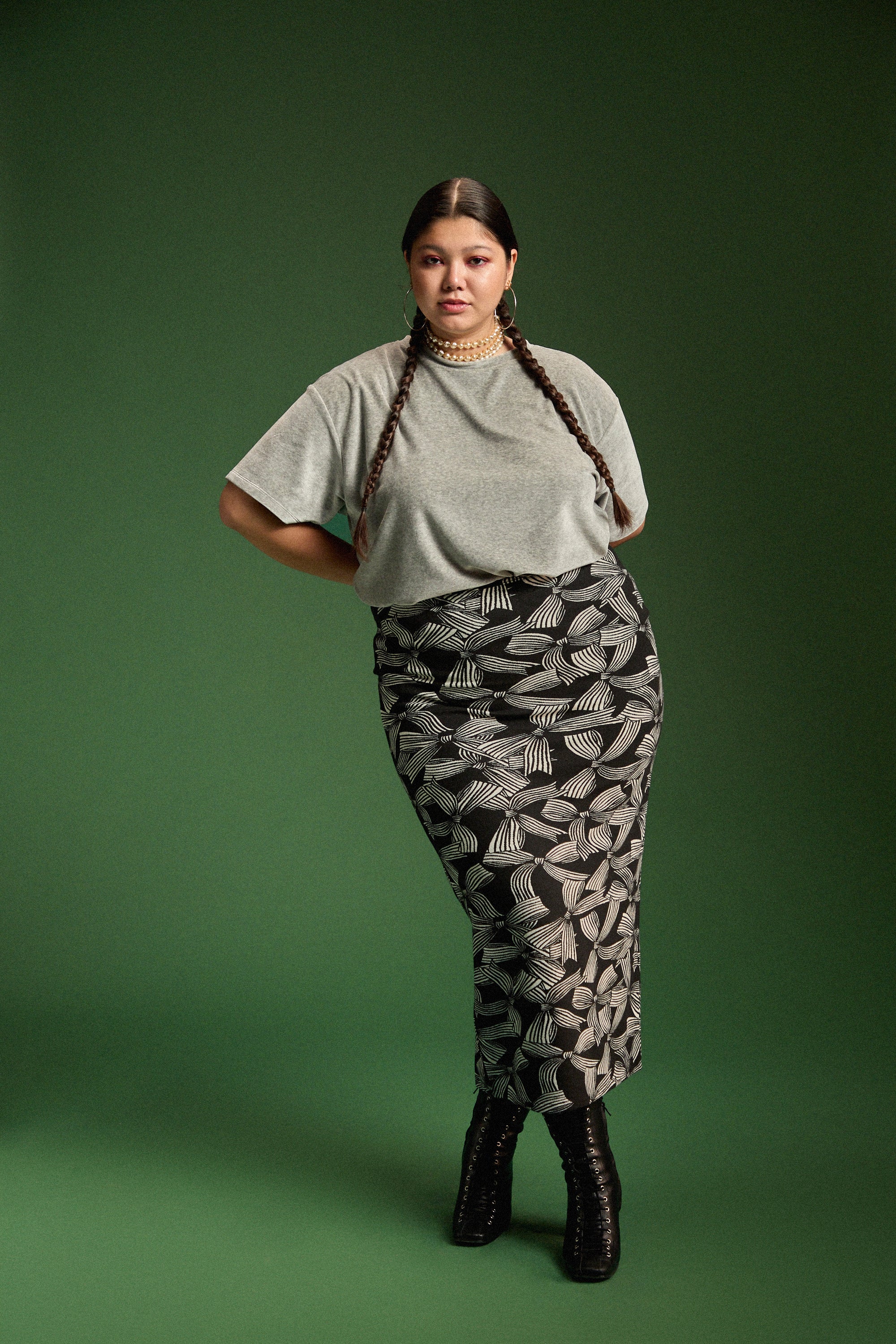 T-SHIRT SONIA GRIS CHINE - Image 3