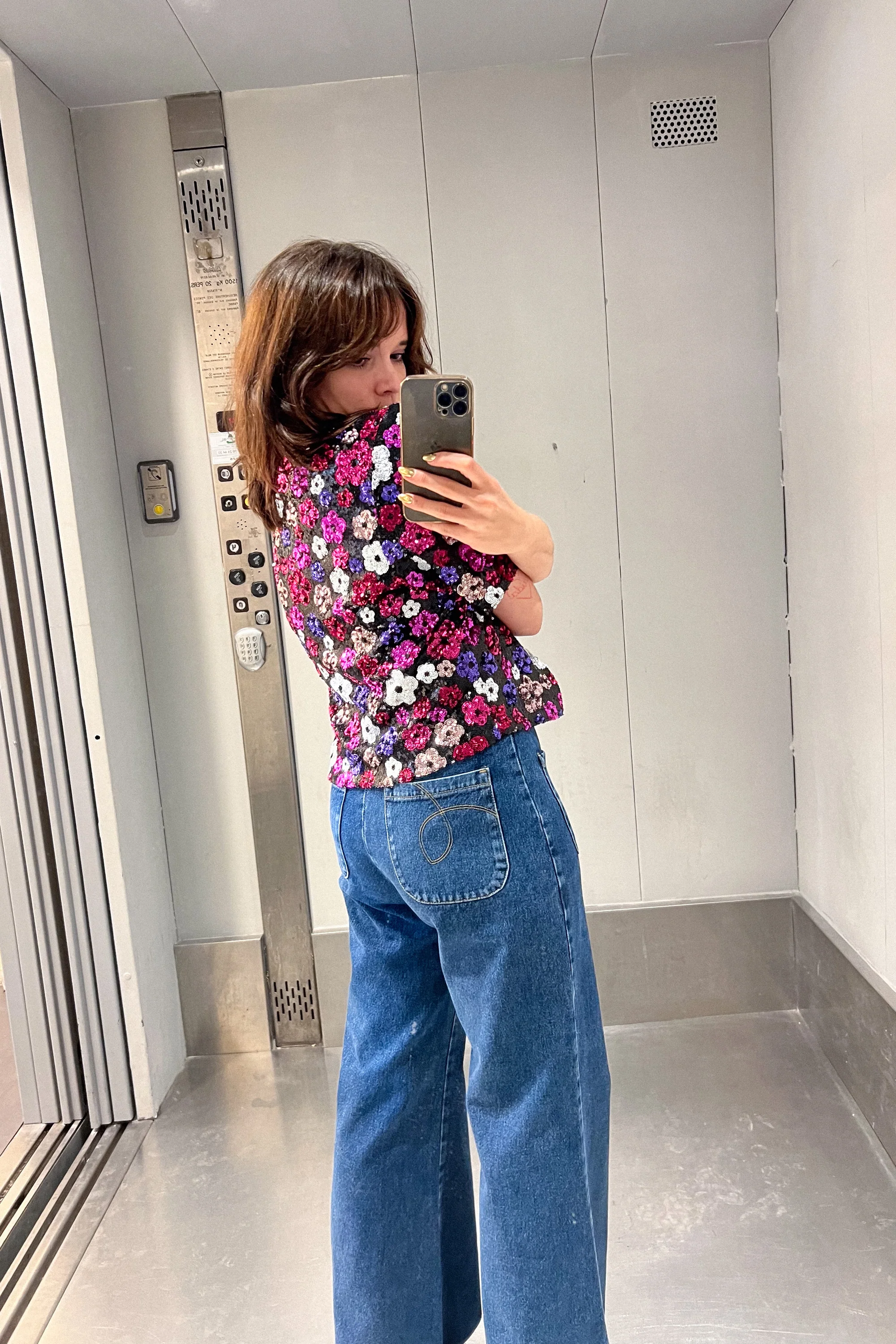T-SHIRT SONIA SEQUINS DAISY - Image 5