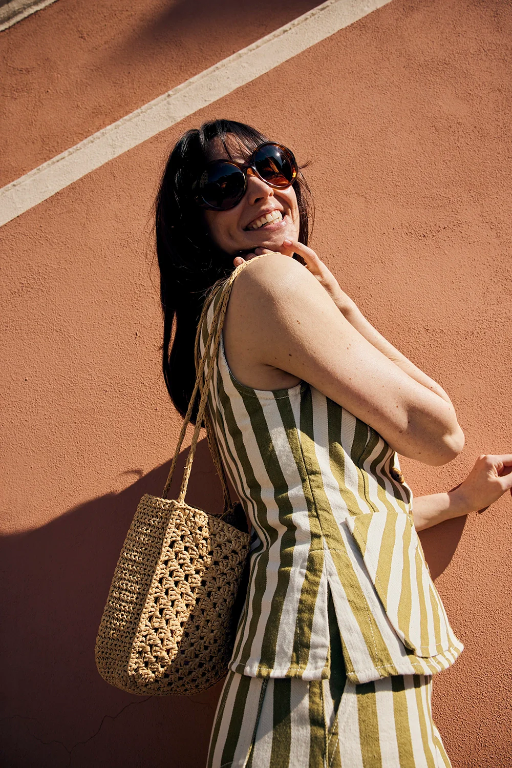 TOP FABIO PISTACCIO STRIPES - Image 8