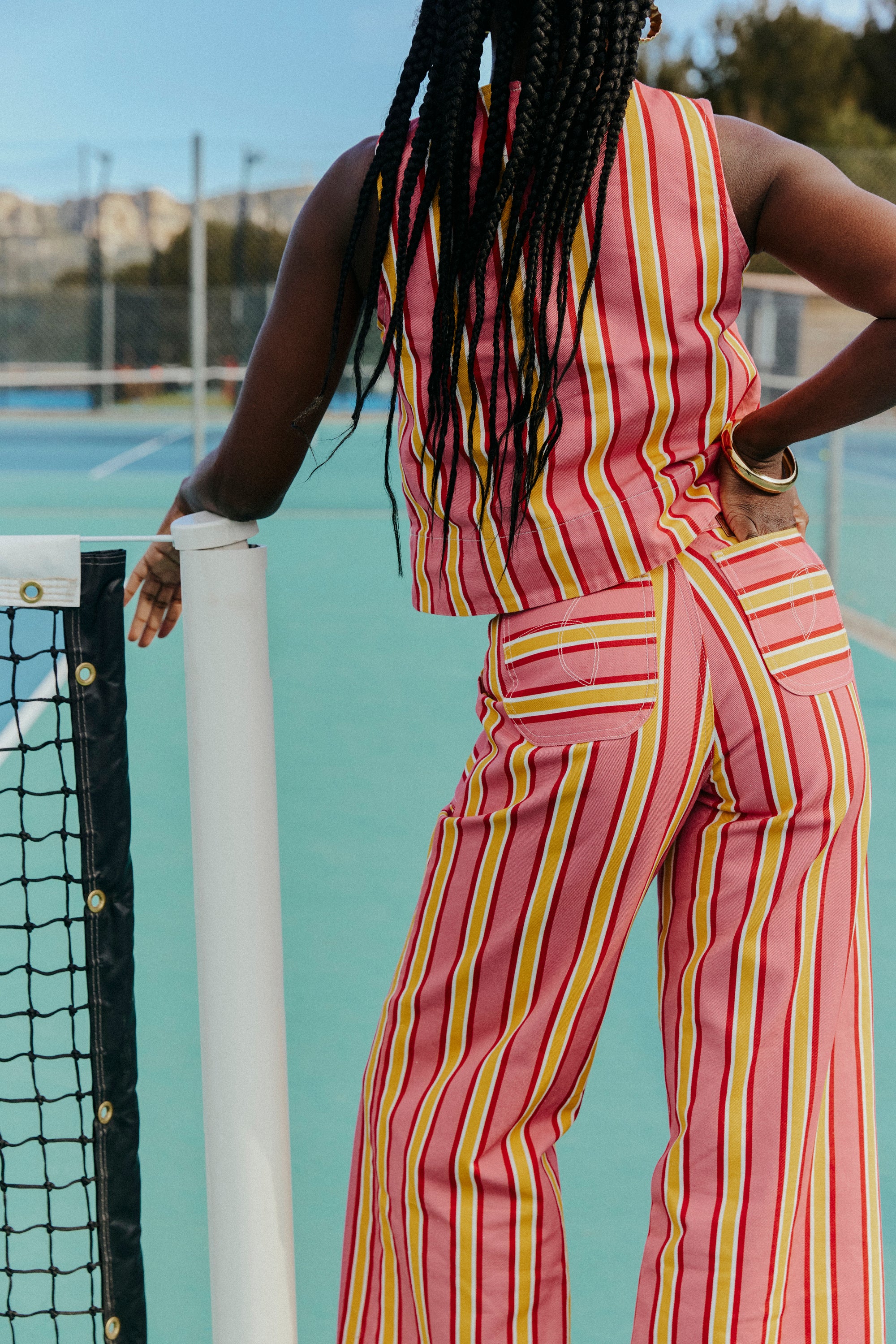 TOP LIZZIE RAYURE SORBET - Image 4