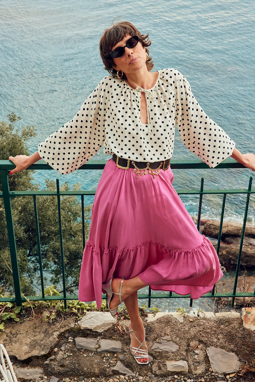 TOP MANOLO POLKA DOTS - Image 2