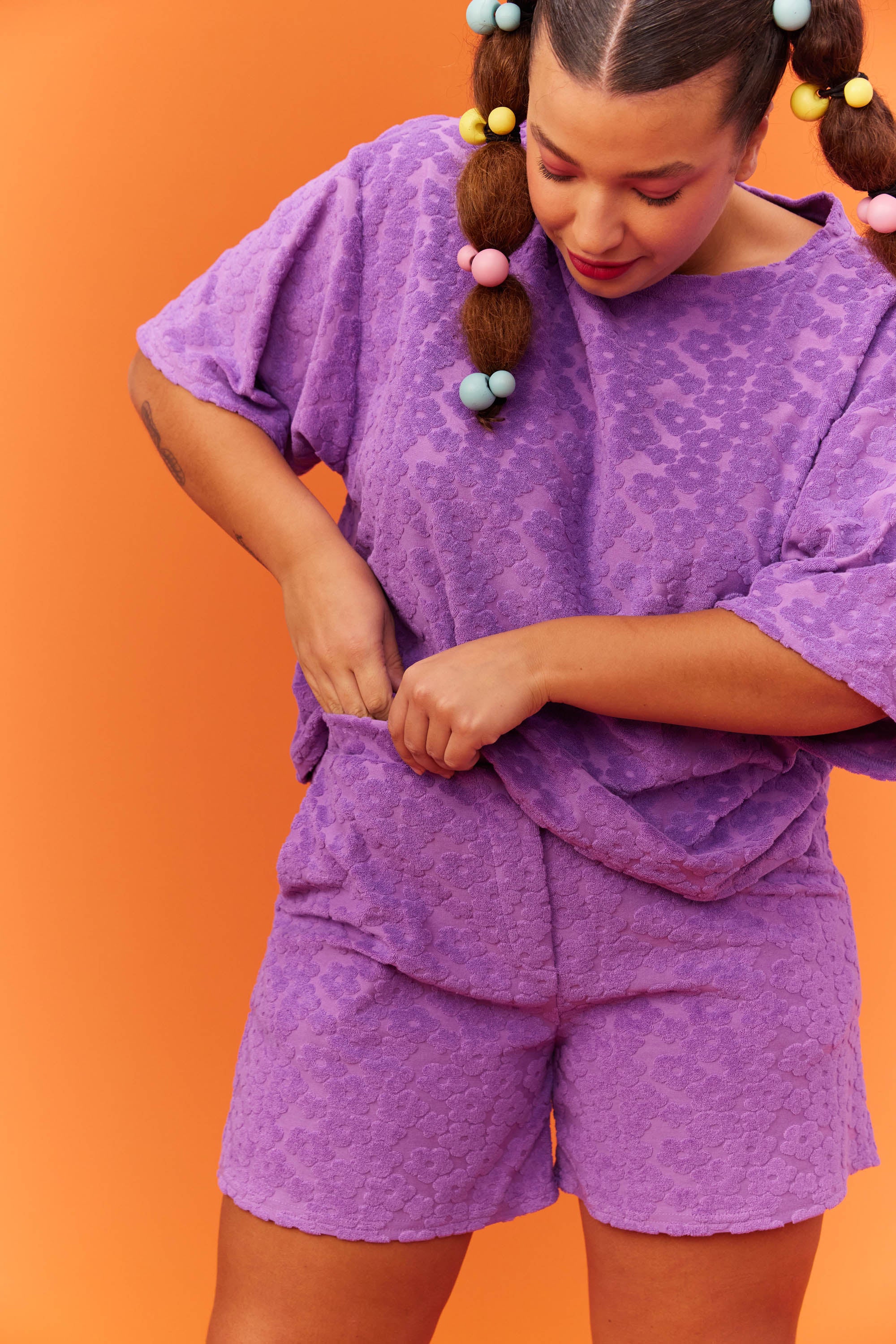 TOP SONIA EPONGE LILAS - Image 3