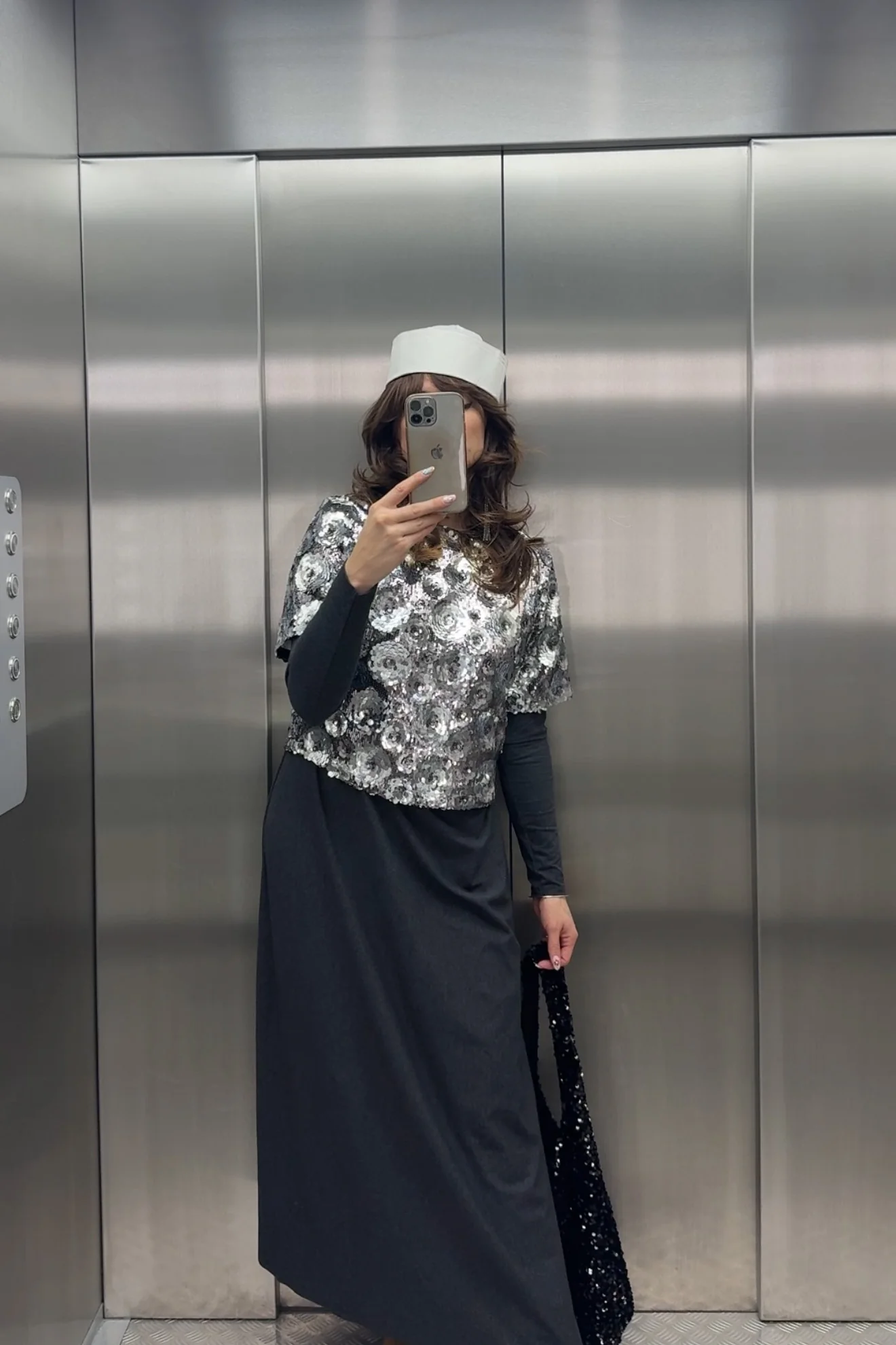 TOP SONIA SEQUINS FLEURS - Image 5