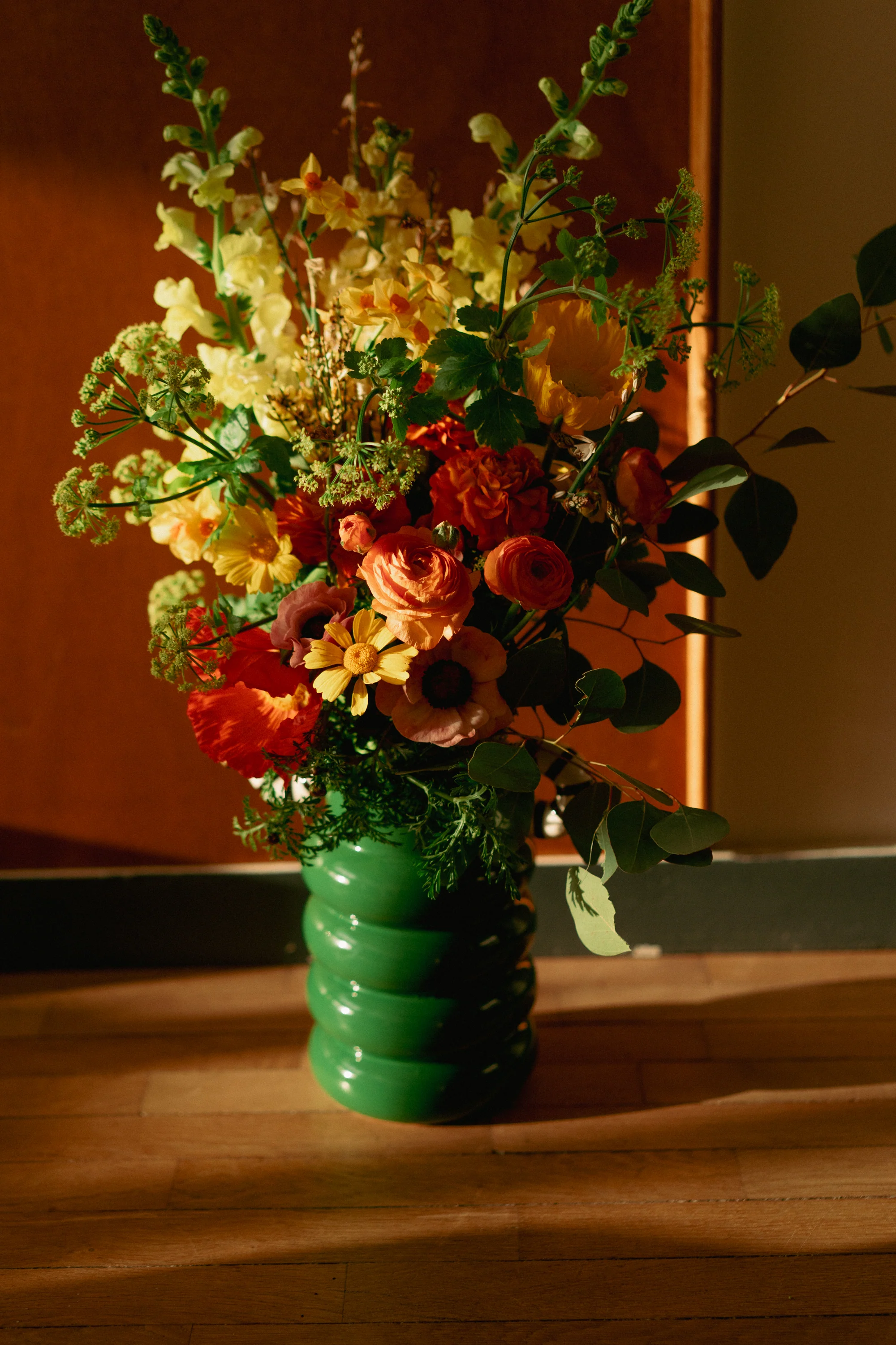 VASE ALLISTAIR GREEN STRIPES - Image 5