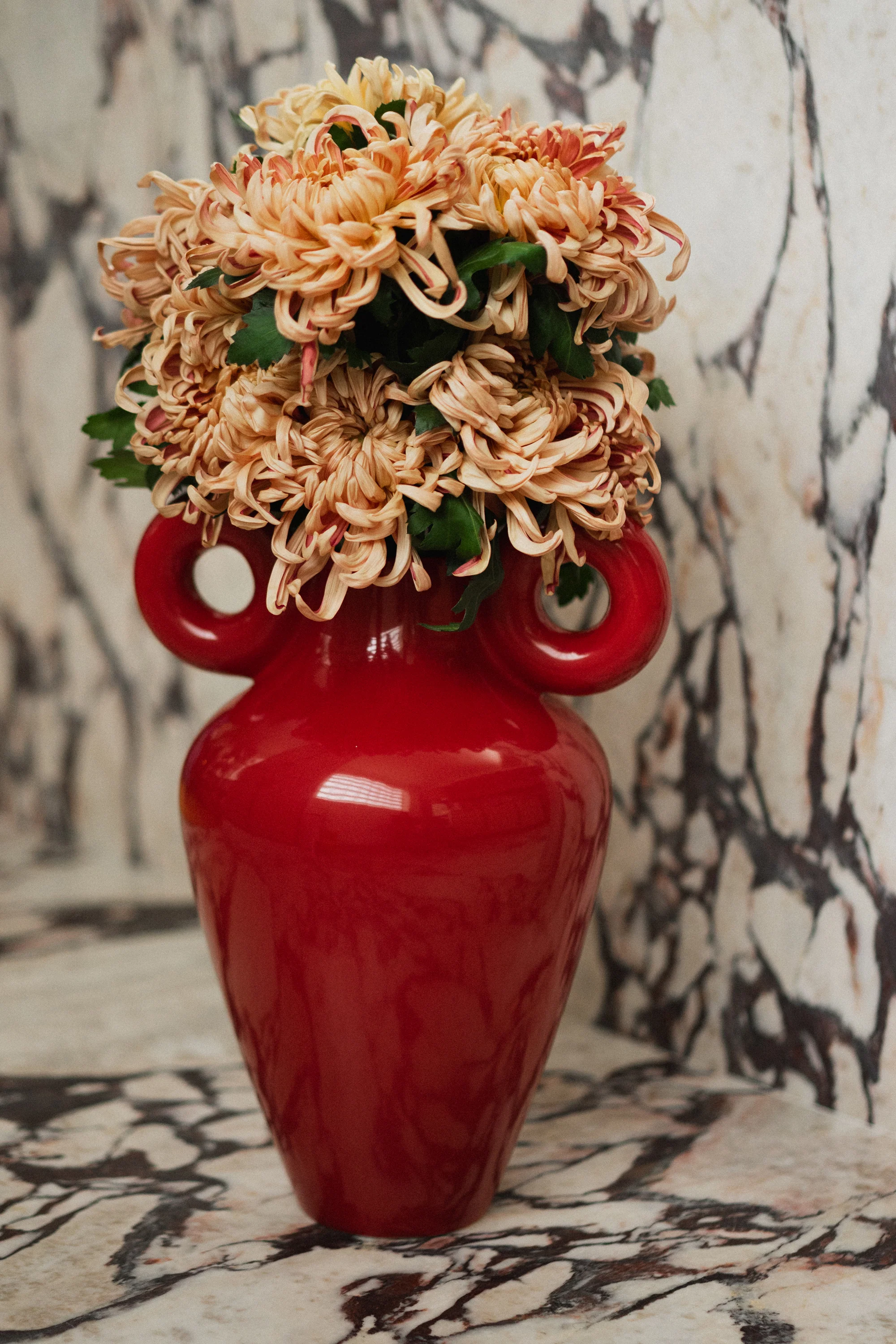 VASE GEORGES ROUGE