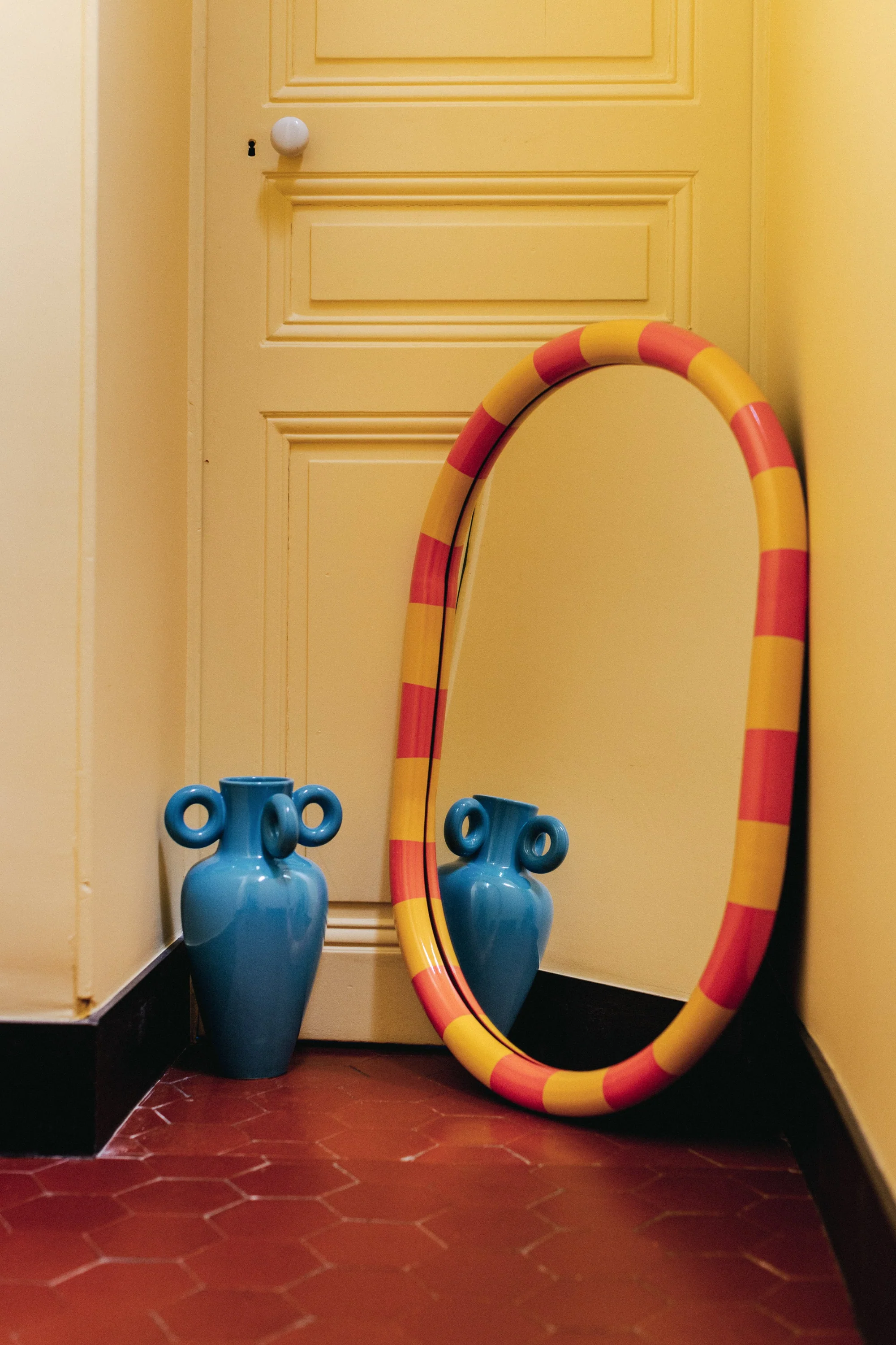 VASE HARRISON BLEU - Image 2