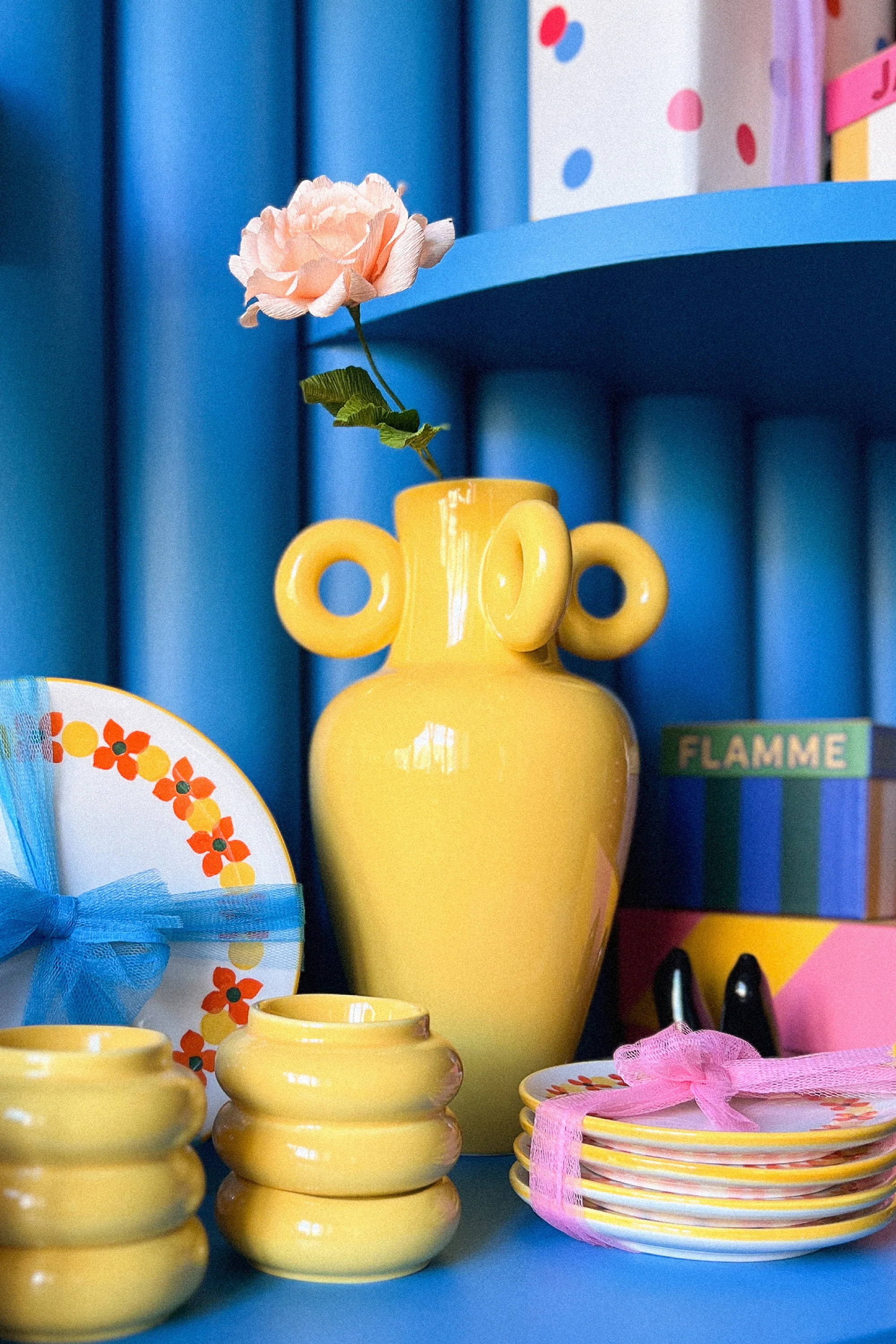 VASE HARRISON JAUNE