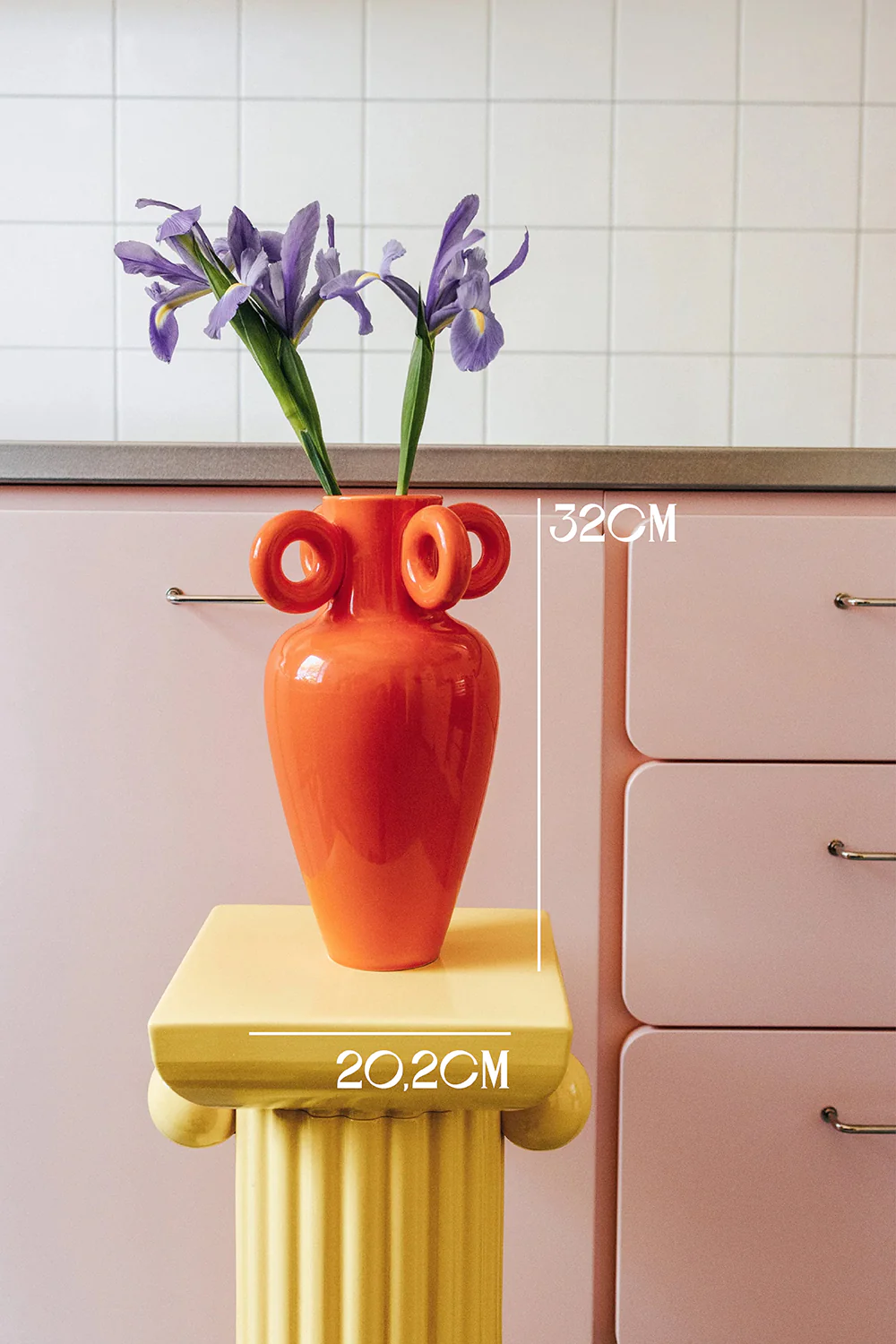 VASE HARRISON ORANGE - Image 2