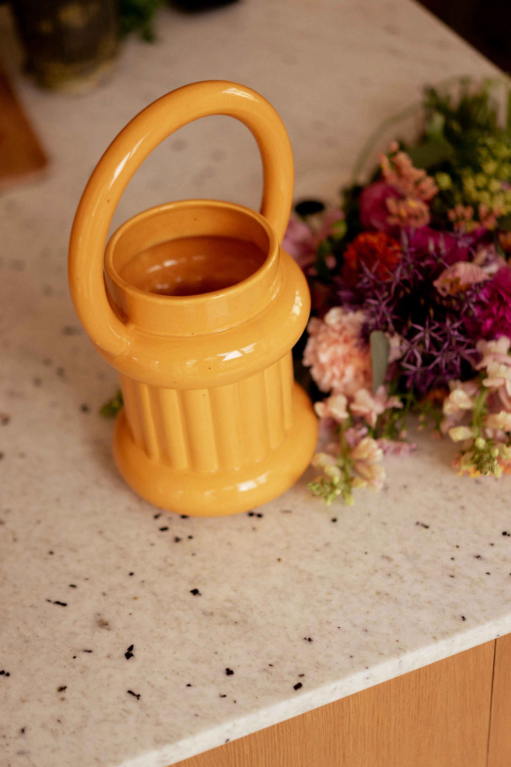 VASE OLIVER YELLOW - Image 2