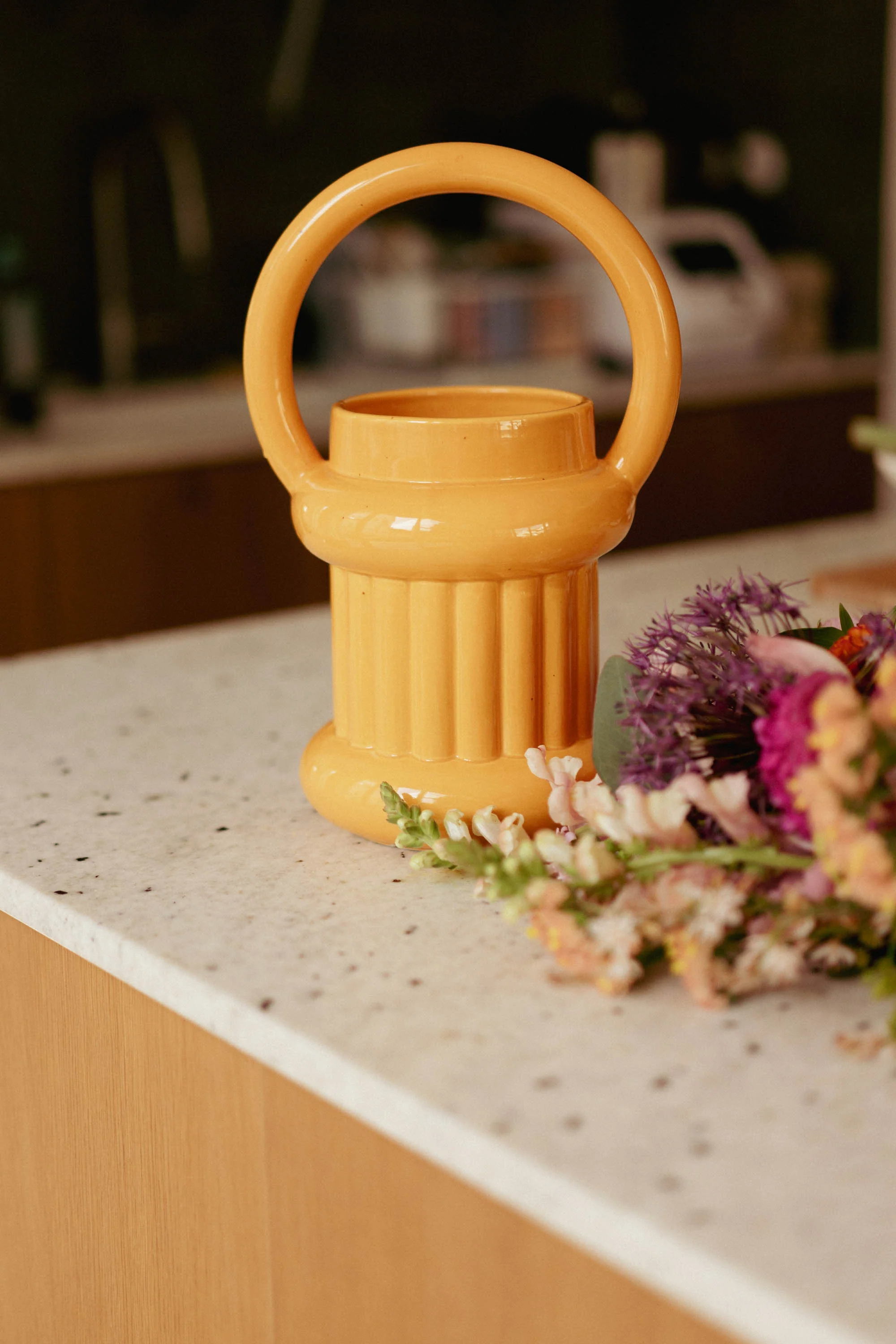 VASE OLIVER YELLOW - Image 3