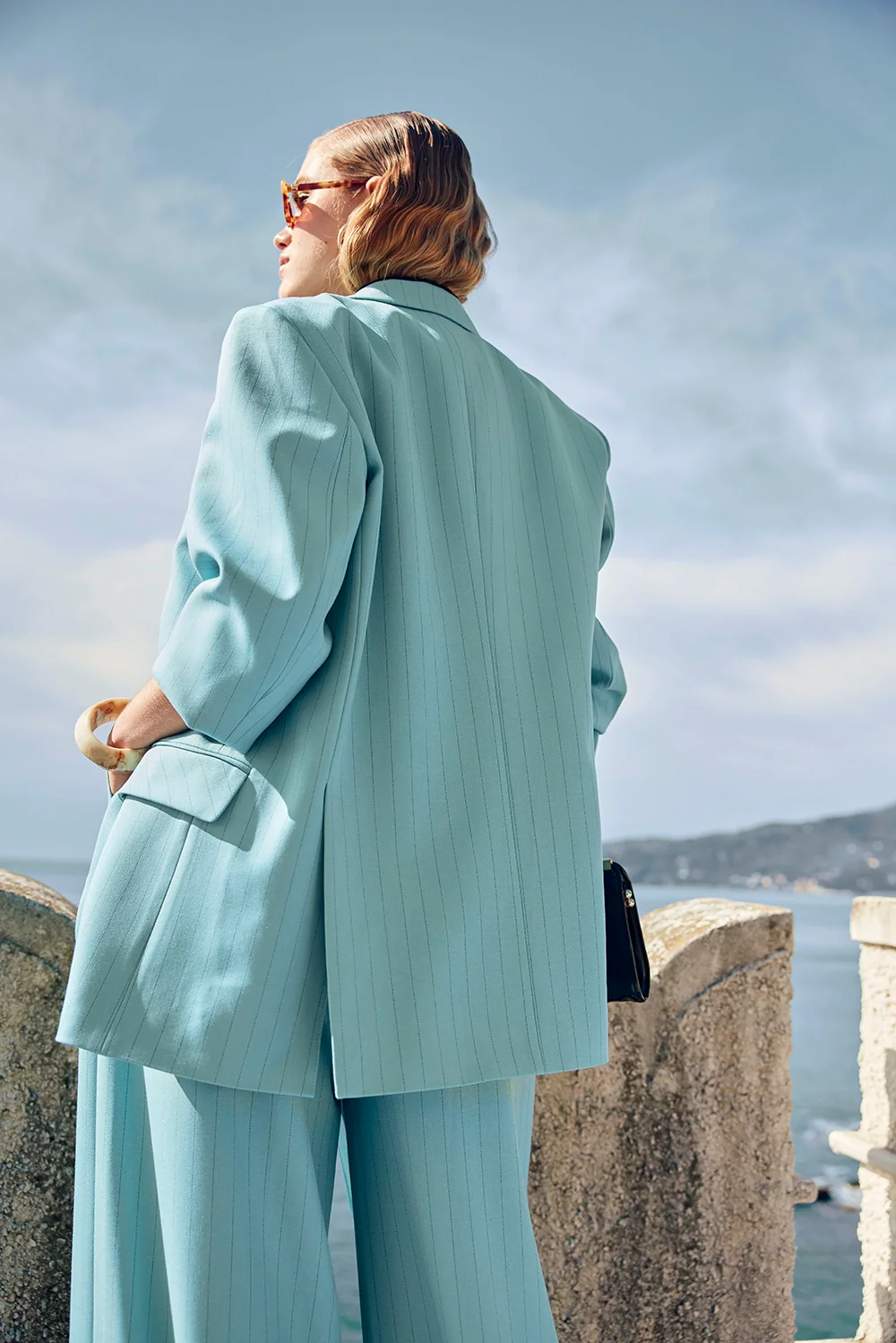 VESTE DAN RAYURE BLEU - Image 5