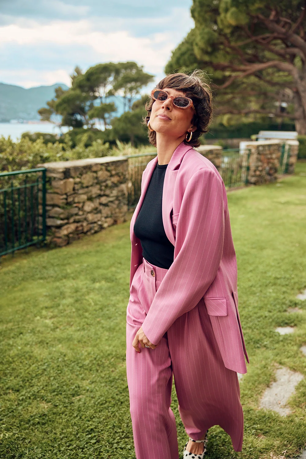 VESTE DAN RAYURES ROSE - Image 6