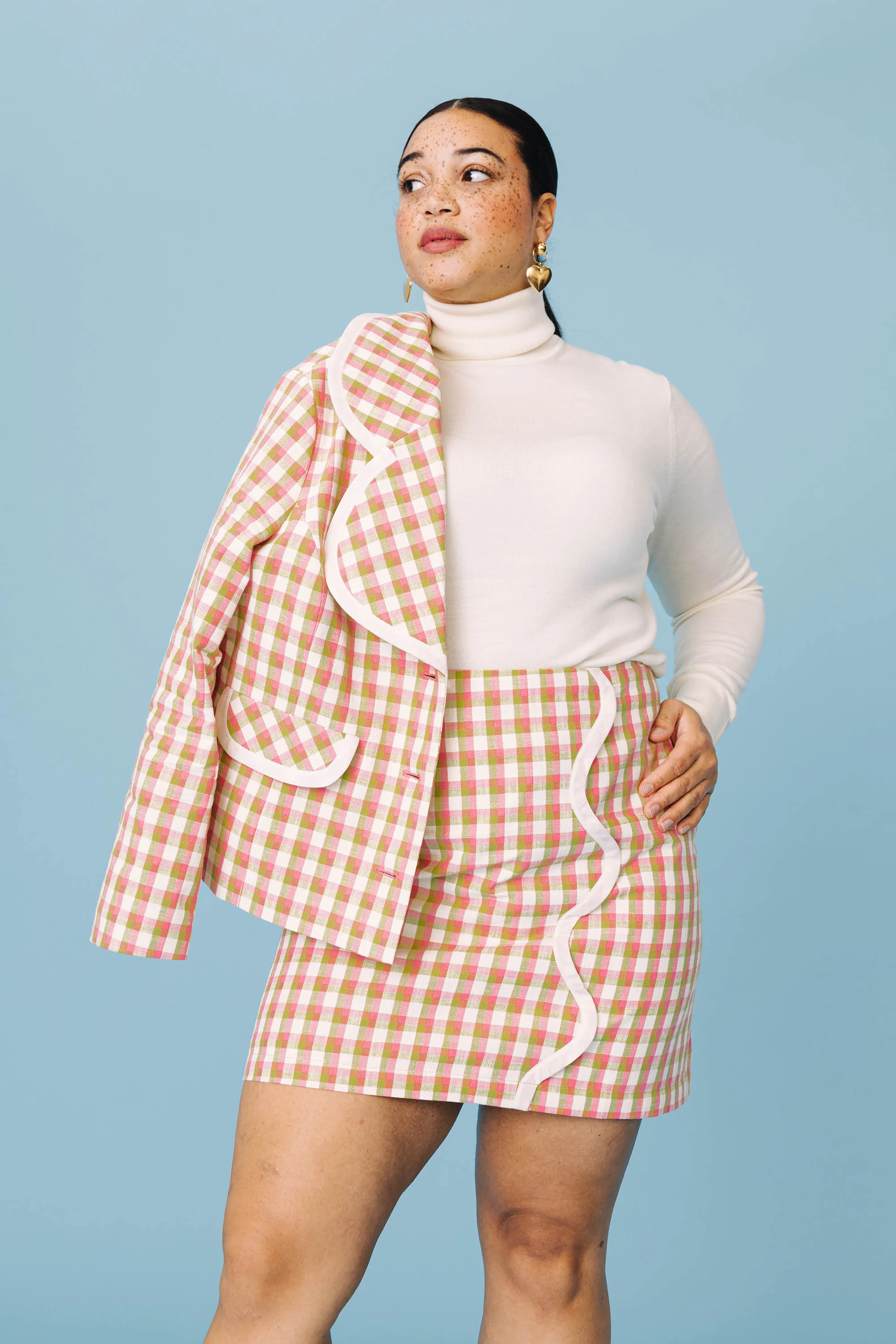 VESTE FANTINE VICHY JARDIN ANGLAIS - Image 10