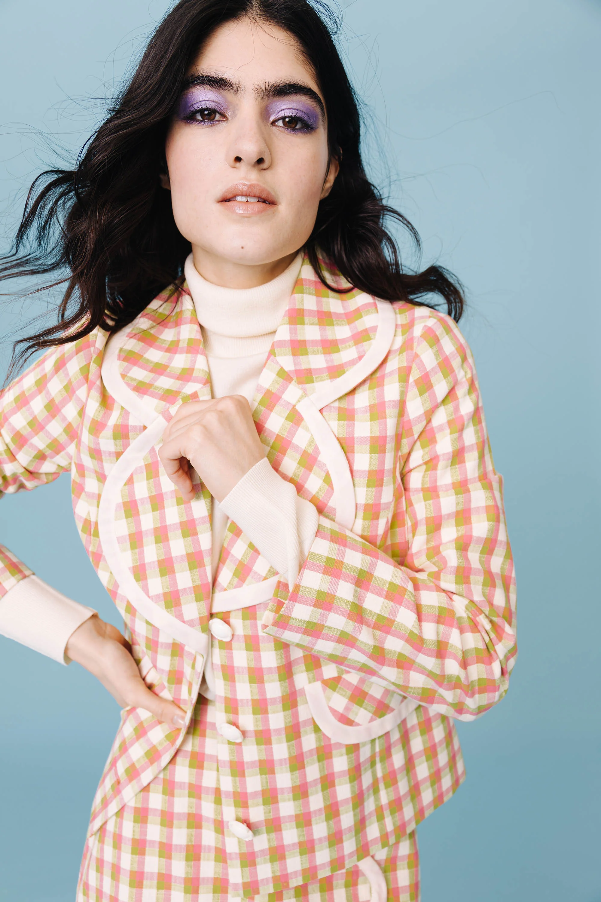 VESTE FANTINE VICHY JARDIN ANGLAIS - Image 3