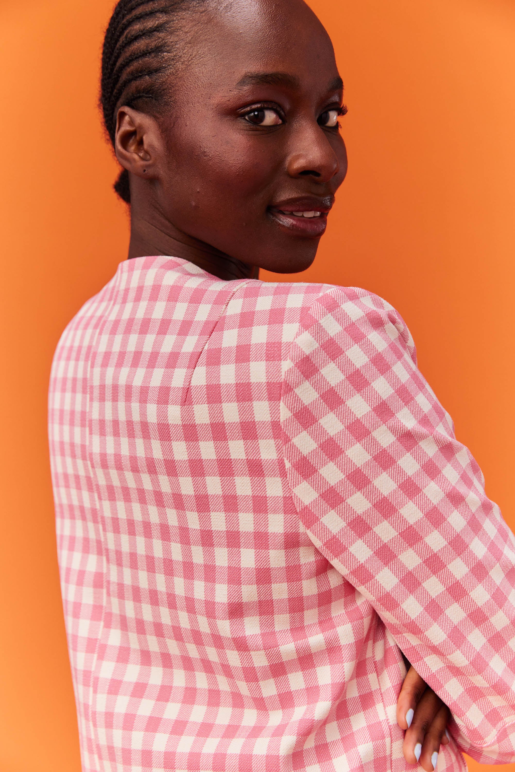 VESTE MARIA VICHY ROSE - Image 2