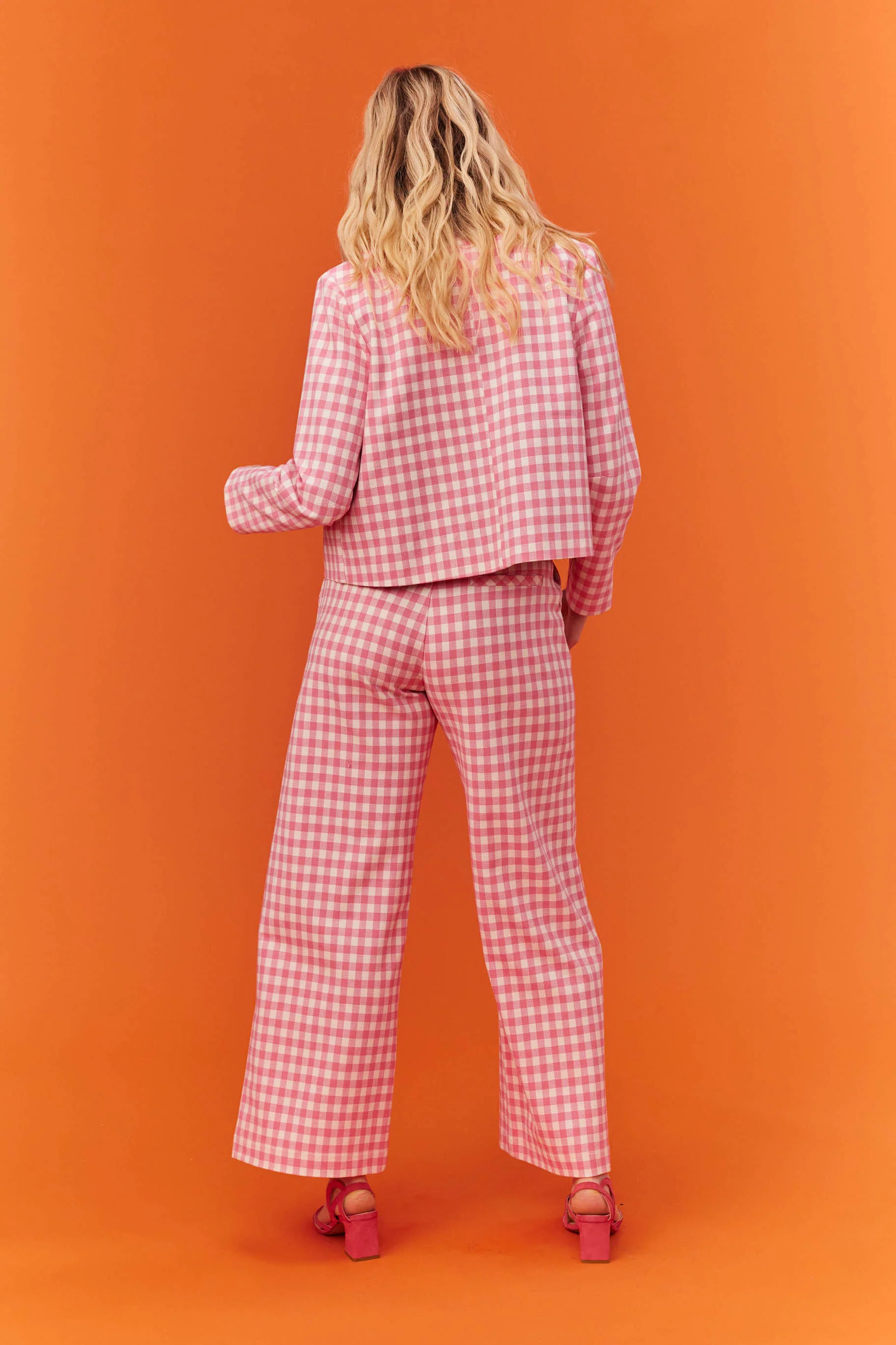VESTE MARIA VICHY ROSE - Image 6