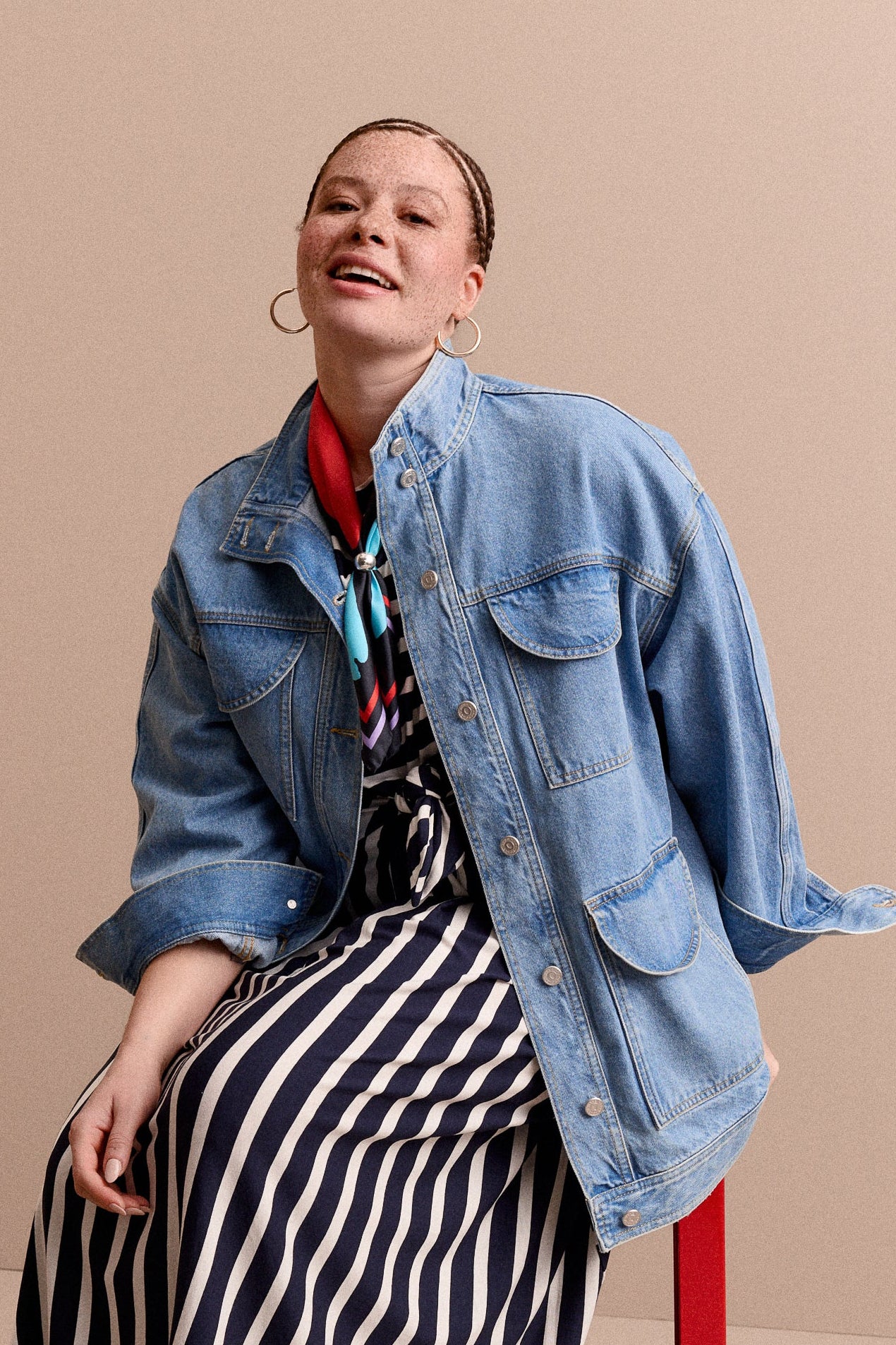VESTE MAX LIGHT BLUE - Image 4