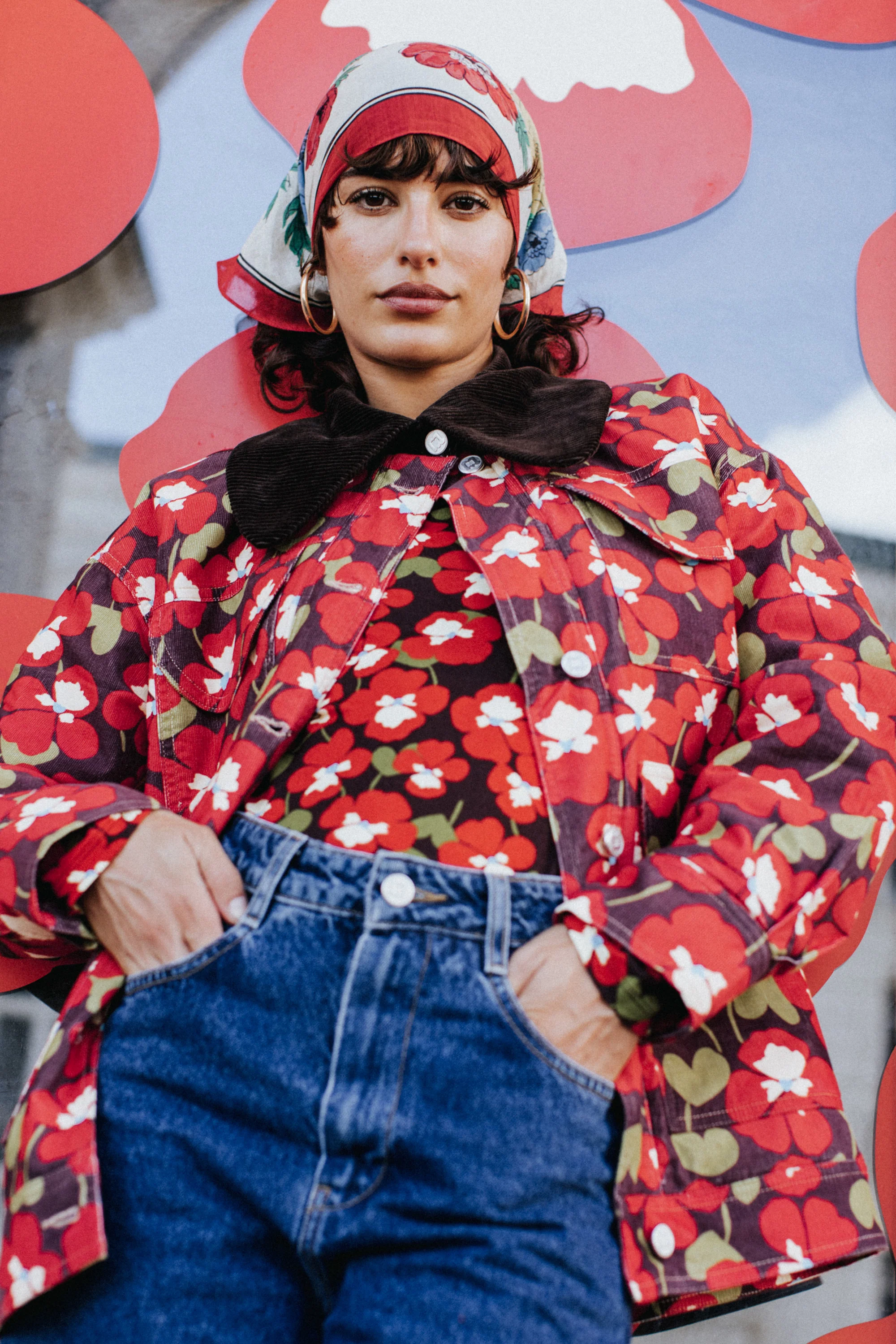 MANTEAU MAXOU PANSY FLOWERS - Image 2