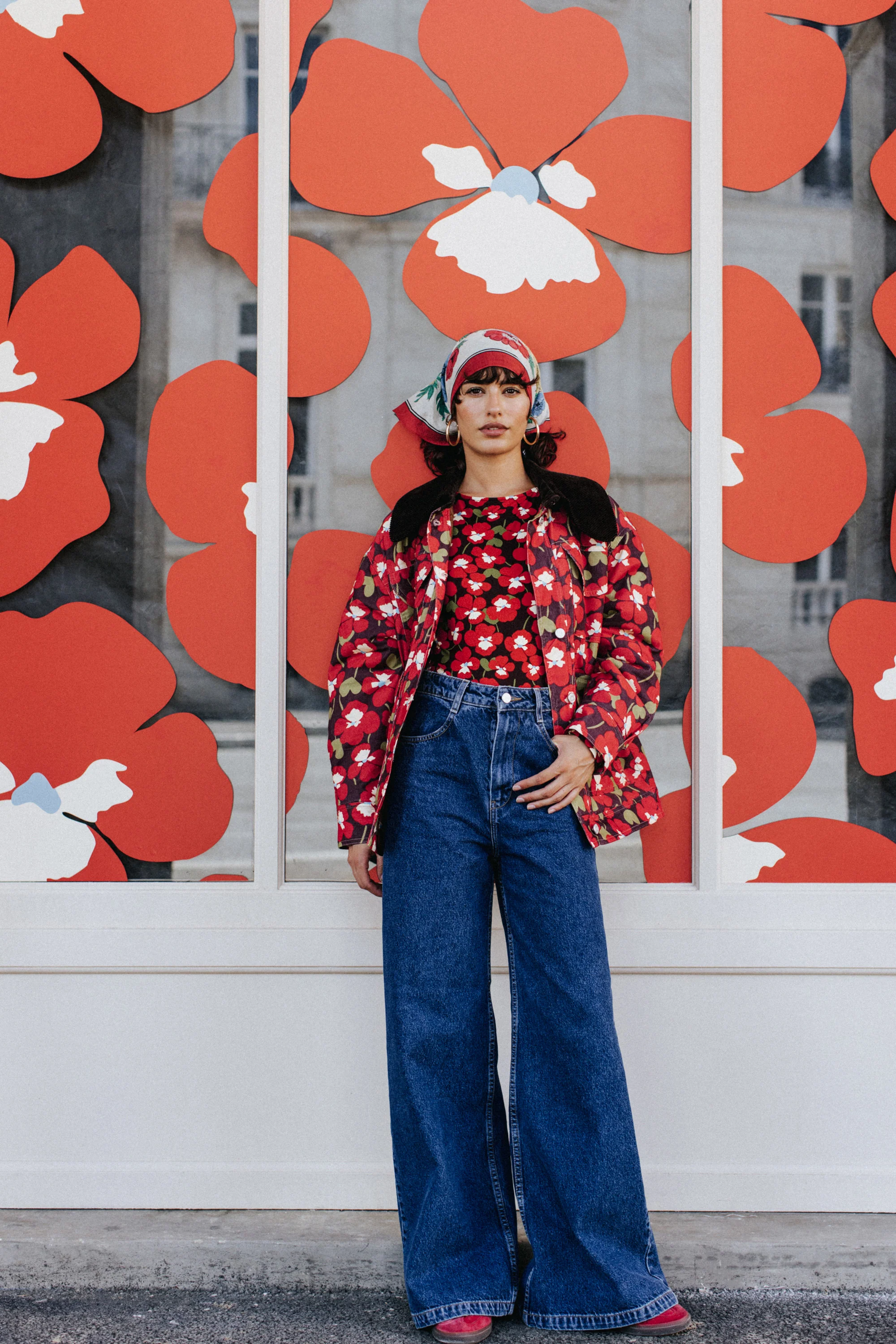 MANTEAU MAXOU PANSY FLOWERS - Image 6