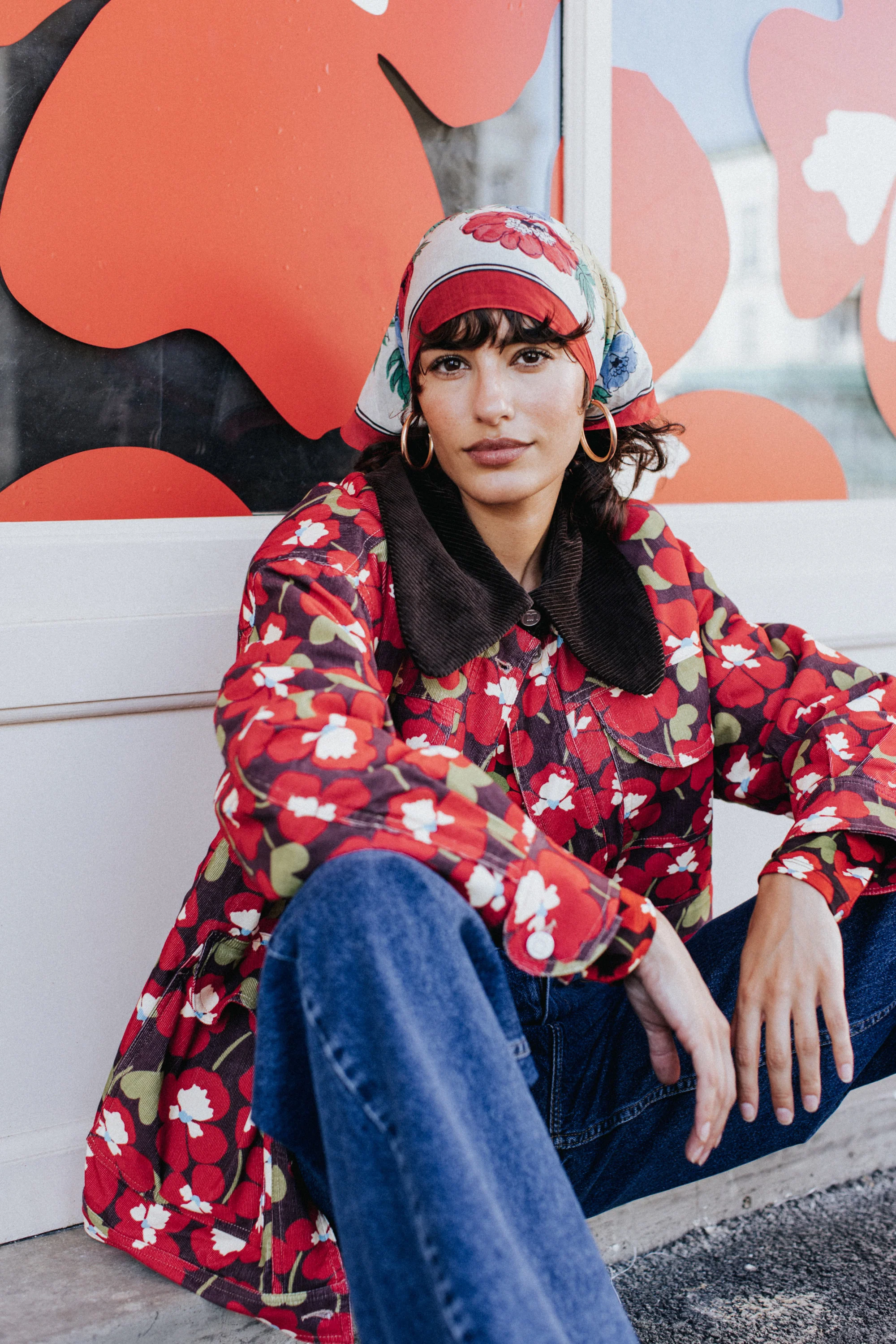 MANTEAU MAXOU PANSY FLOWERS - Image 7