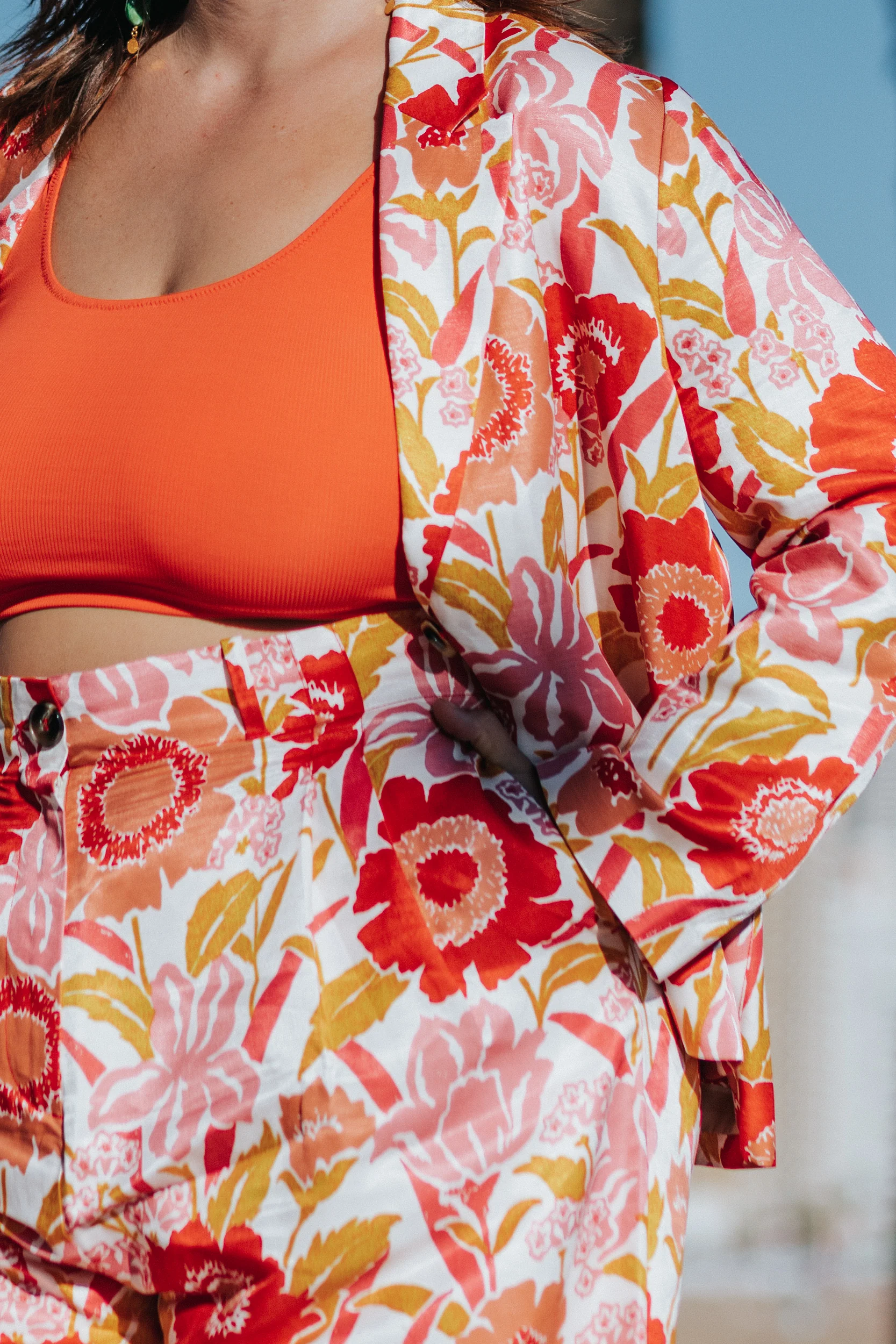 VESTE SOKO IRIS COQUELICOT - Image 3
