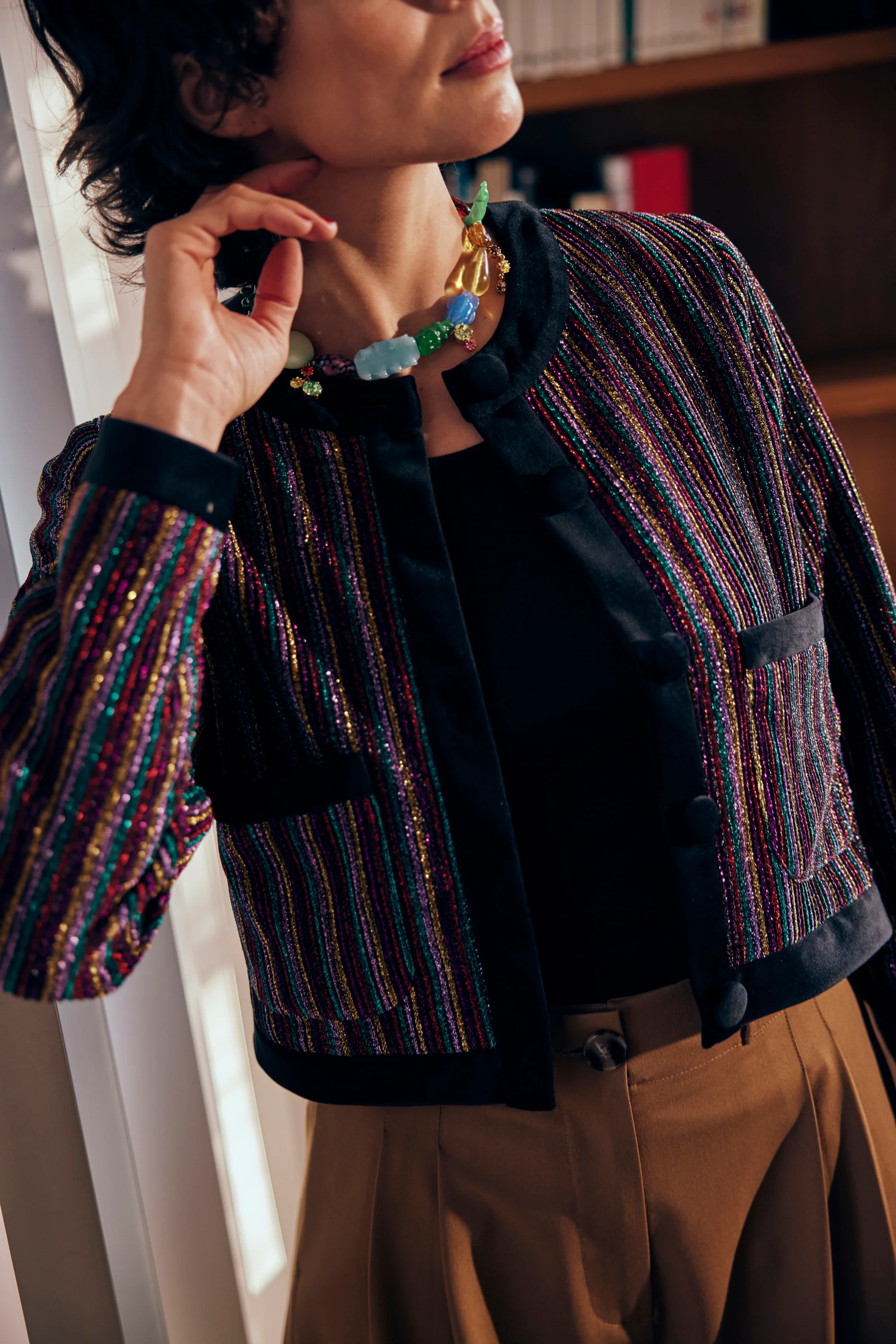 VESTE SUKI CRAZY STRIPES - Image 6