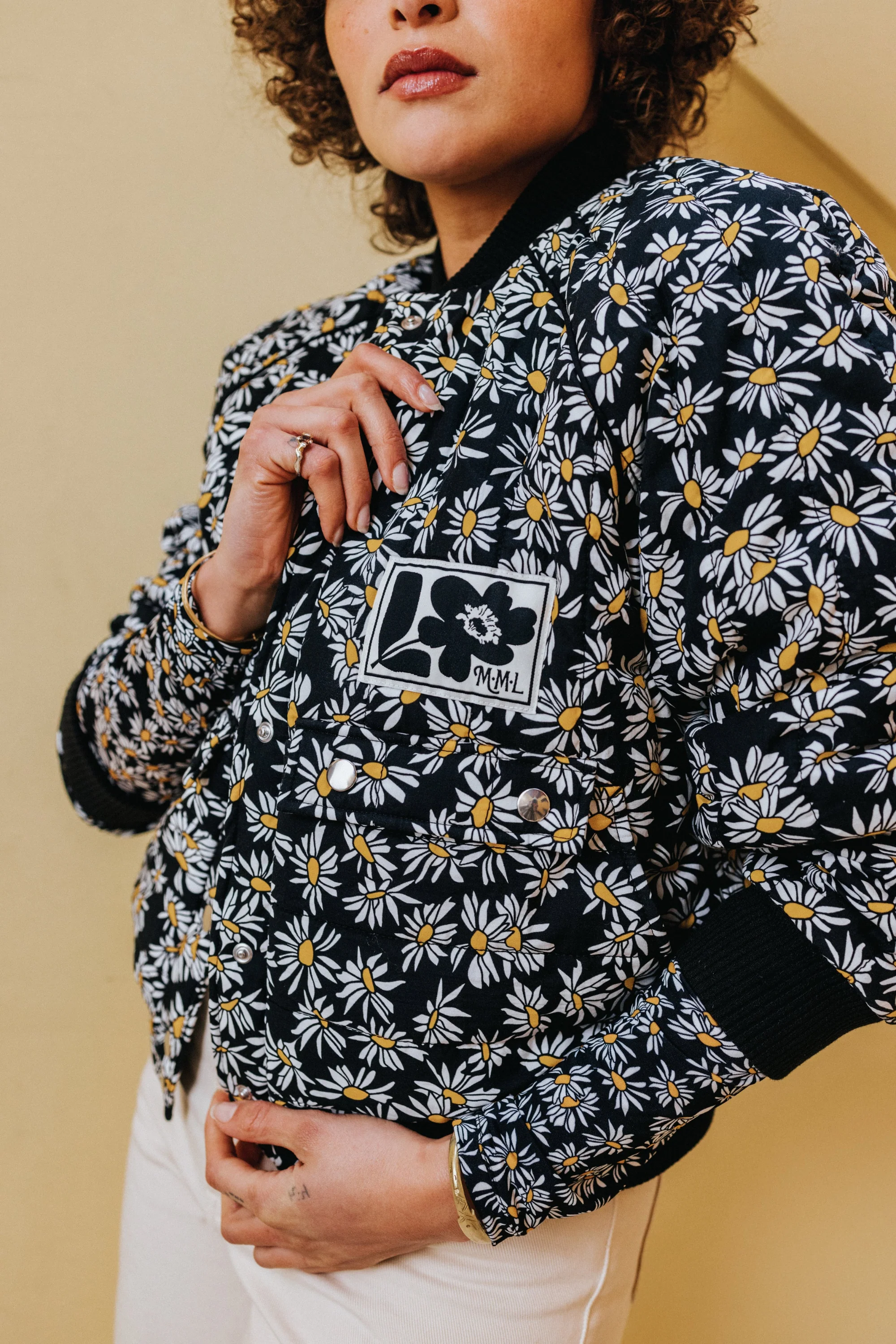 VESTE SUSANNA DAISY NOIR - Image 2