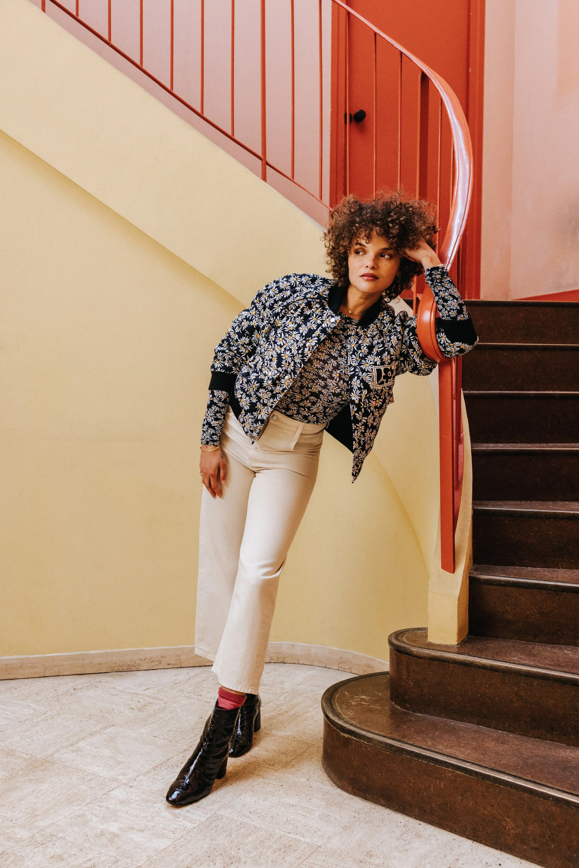 VESTE SUSANNA DAISY NOIR - Image 3