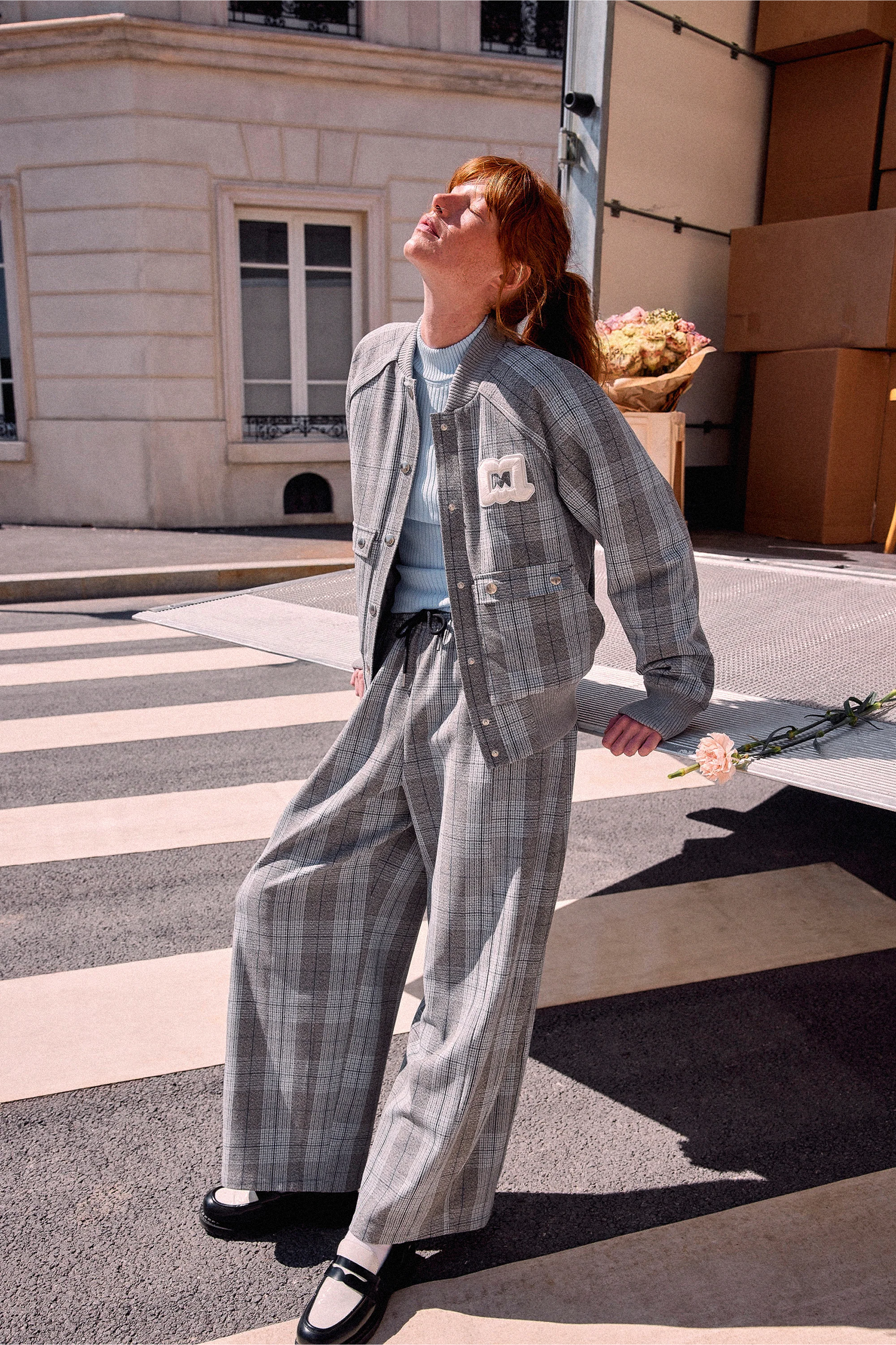 VESTE SUSANNA TWEED GRIS - Image 5