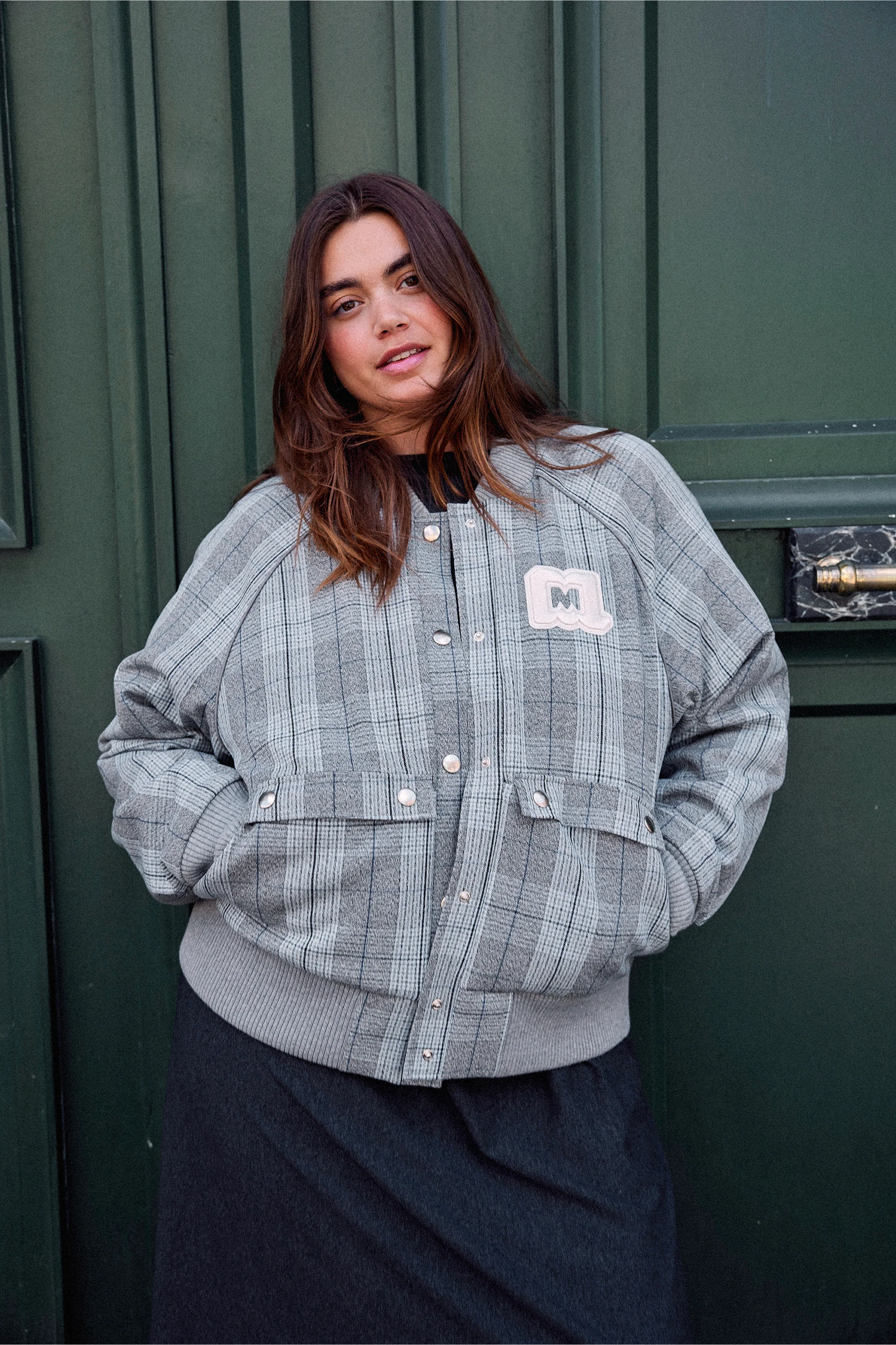 VESTE SUSANNA TWEED GRIS - Image 6