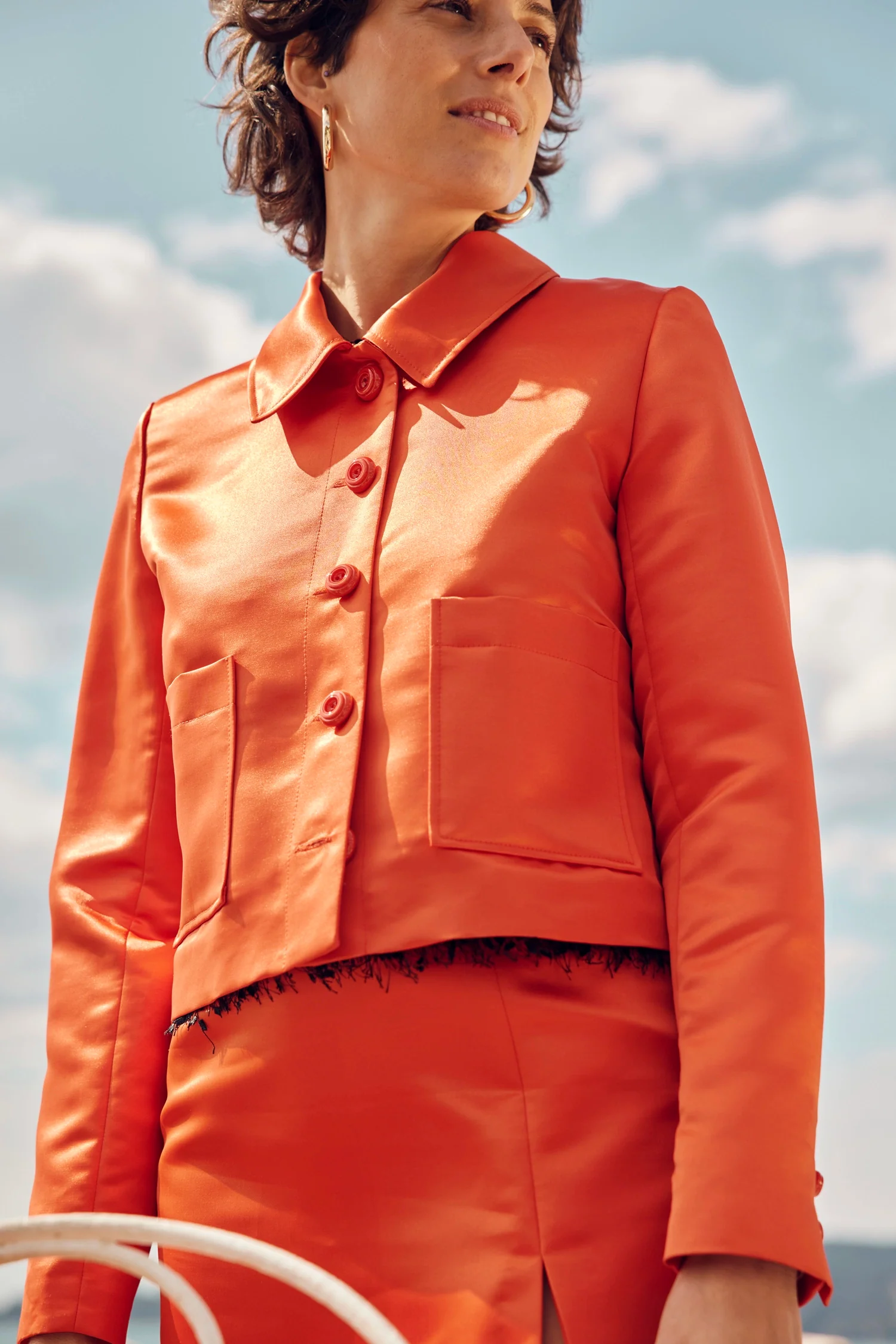 VESTE SUZETTE ORANGE - Image 2