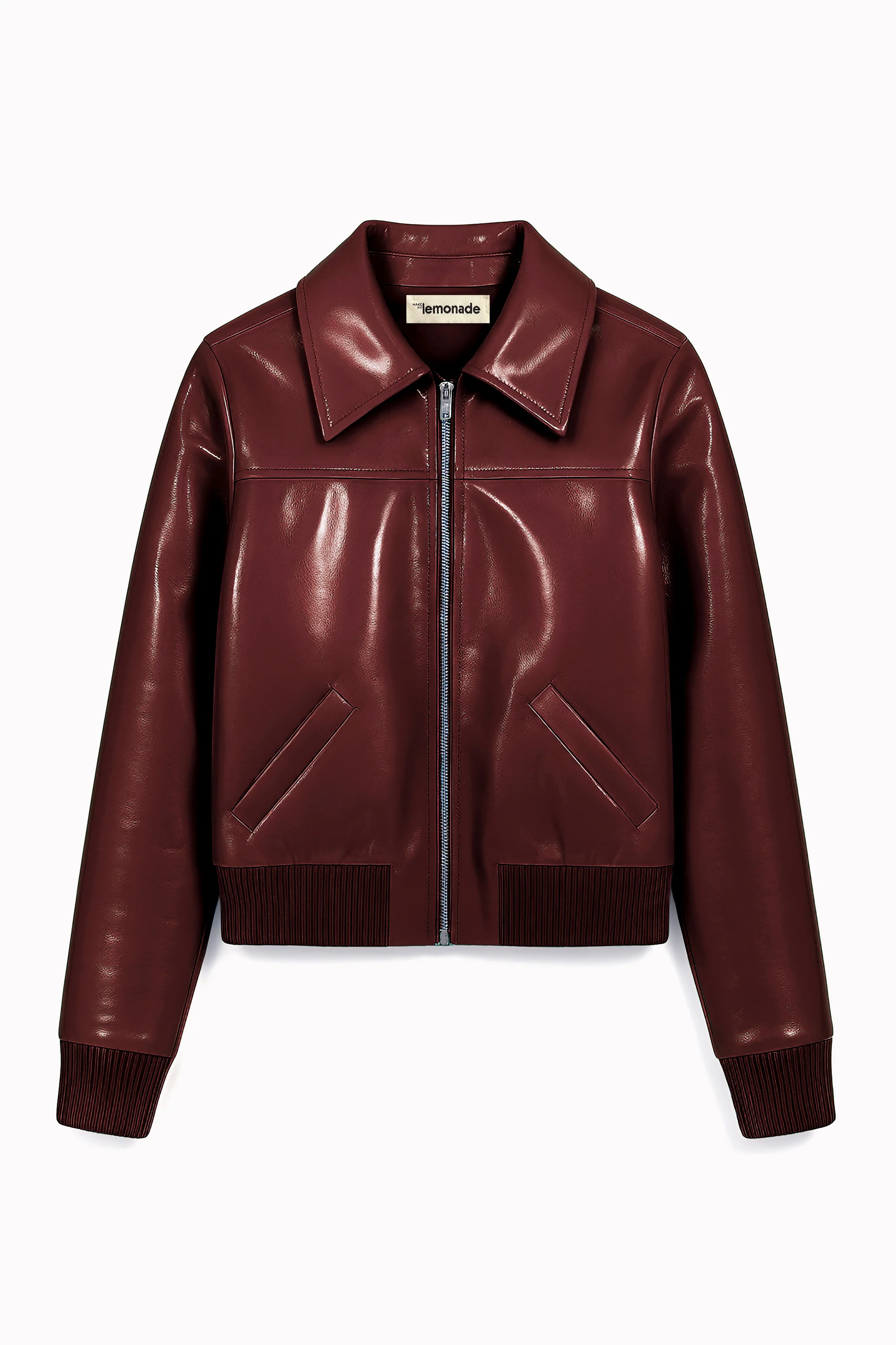 VESTE WILLY VINYLE MARRON - Image 5